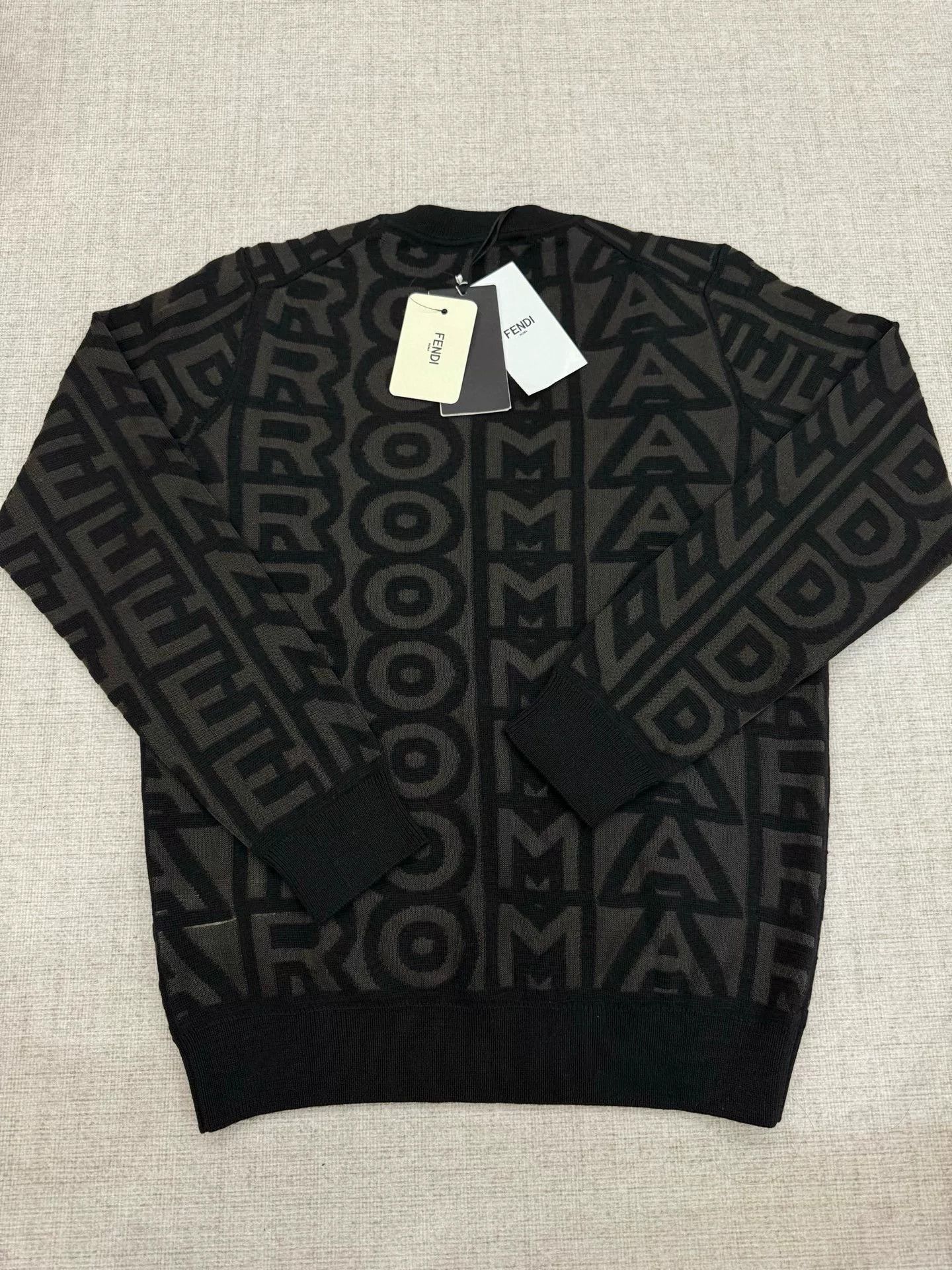 Fendi fendi logo knit pullover sweater Size US M / EU 48-50 / 2 - 2 Thumbnail