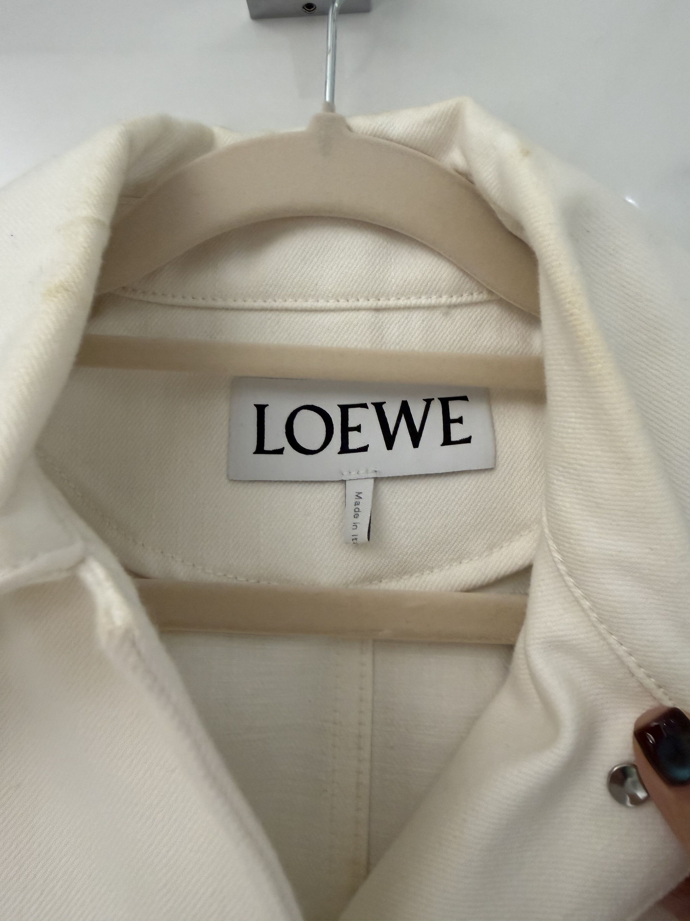 Loewe loewe white denim jacket size 34 Size US S / EU 44-46 / 1 - 5 Thumbnail