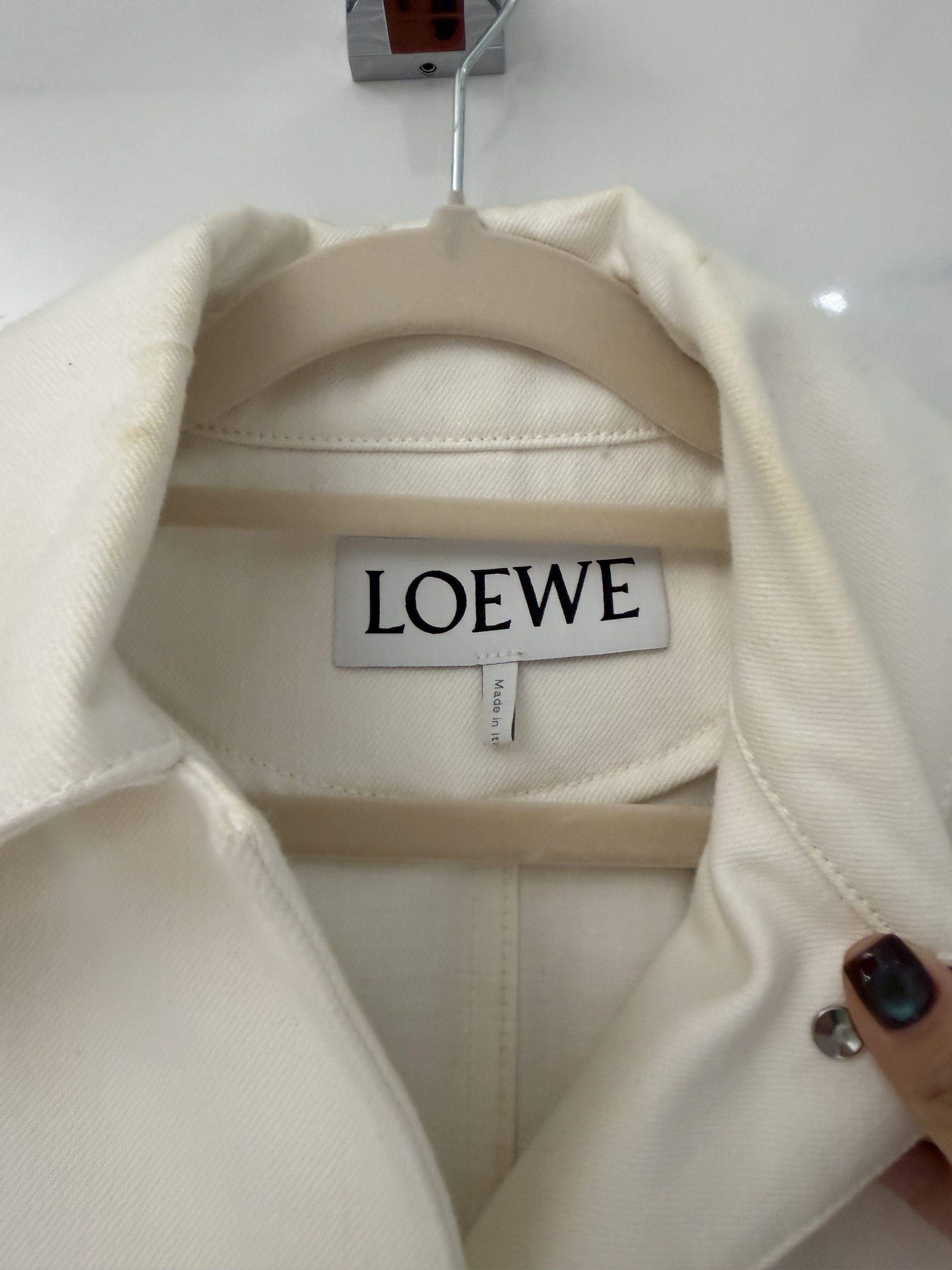Loewe loewe white denim jacket size 34 Size US S / EU 44-46 / 1 - 6 Thumbnail