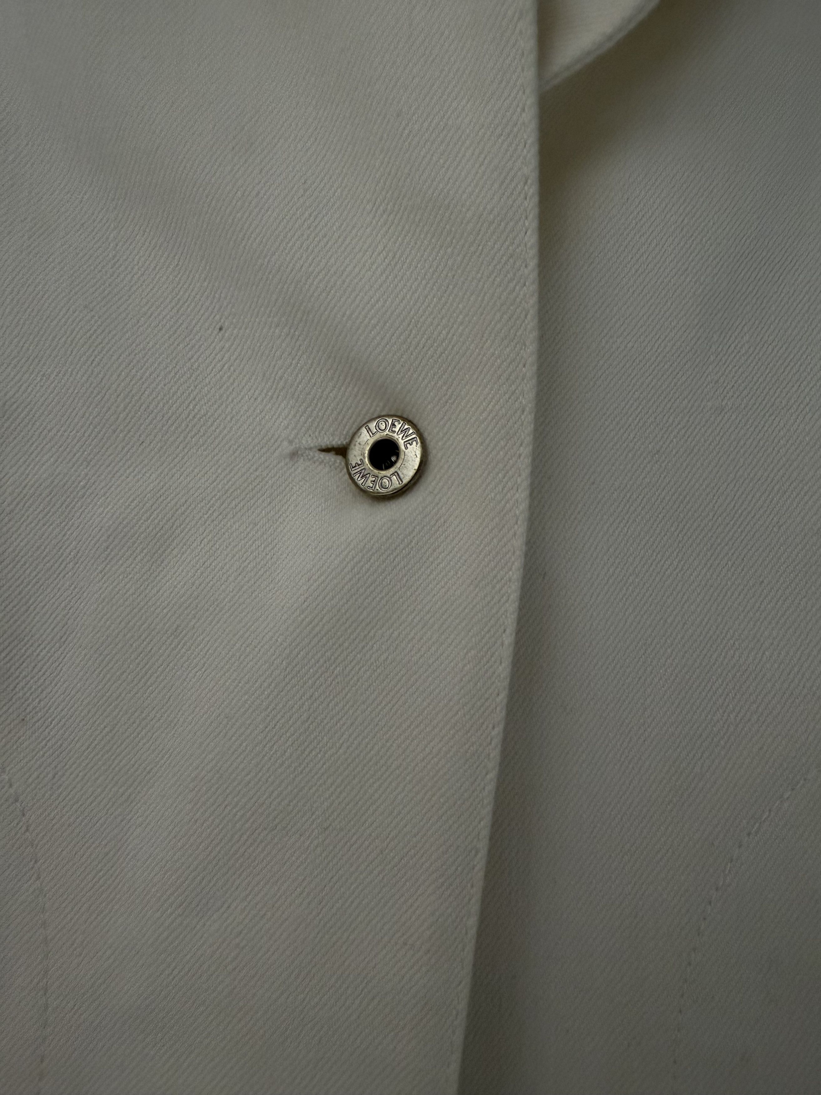 Loewe loewe white denim jacket size 34 Size US S / EU 44-46 / 1 - 7 Thumbnail