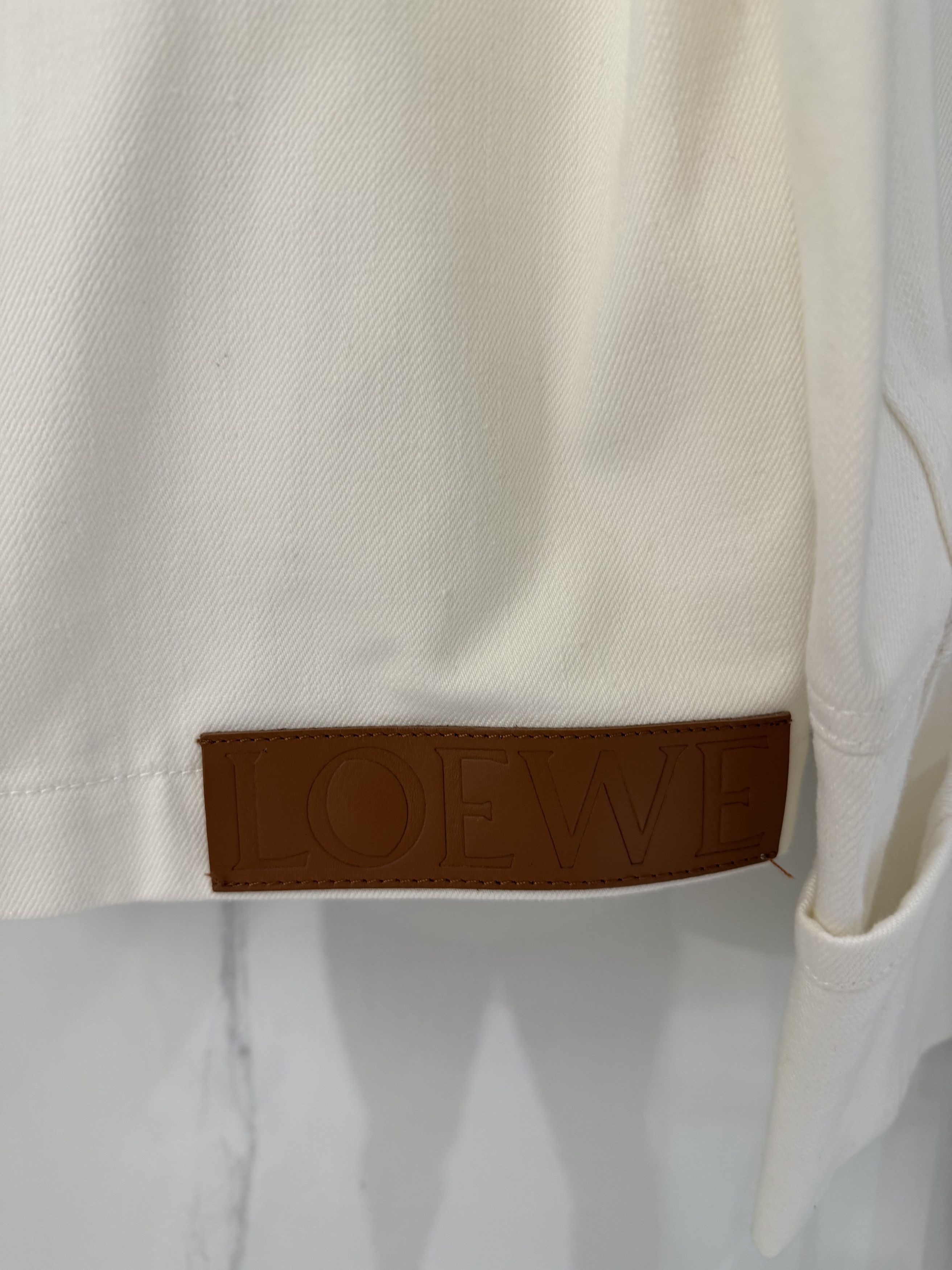 Loewe loewe white denim jacket size 34 Size US S / EU 44-46 / 1 - 4 Thumbnail