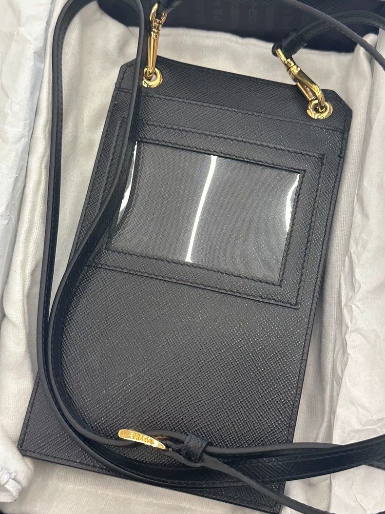Prada Prada Crossbody Bag with Rose Design Size ONE SIZE - 6 Thumbnail