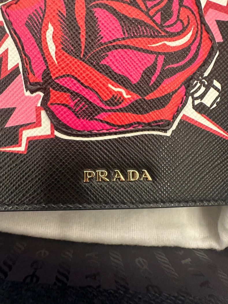 Prada Prada Crossbody Bag with Rose Design Size ONE SIZE - 4 Thumbnail