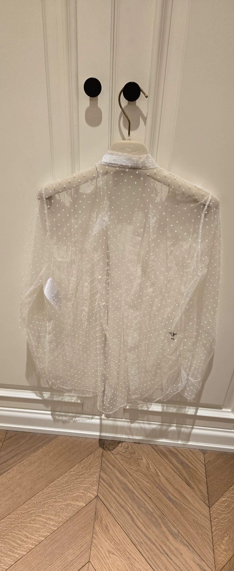 Dior Christian Dior Polka Dot Mesh Shirt Size US XS / EU 42 / 0 - 3 Thumbnail