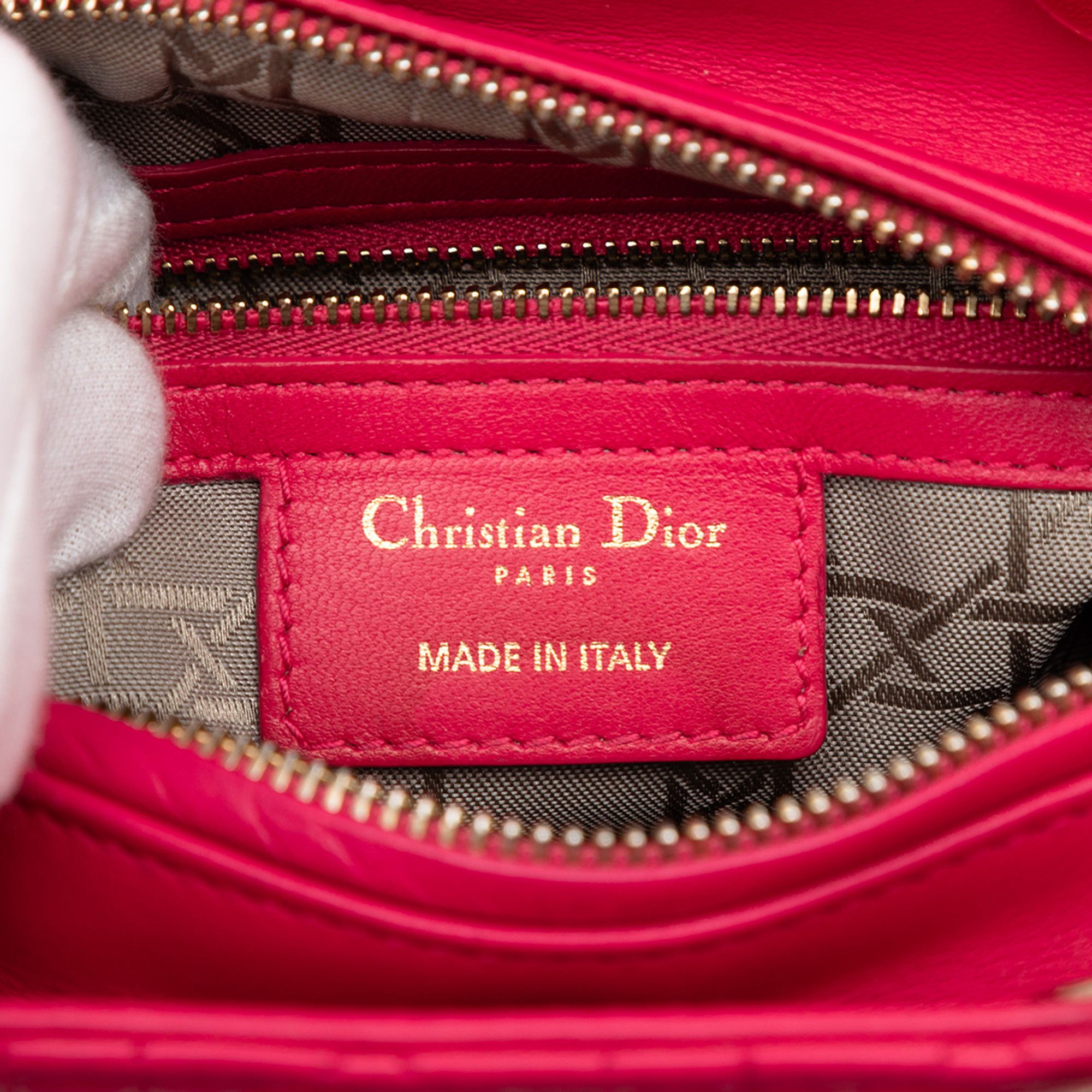 Dior Dior Medium Lambskin Cannage Lady Dior Size ONE SIZE - 5 Thumbnail