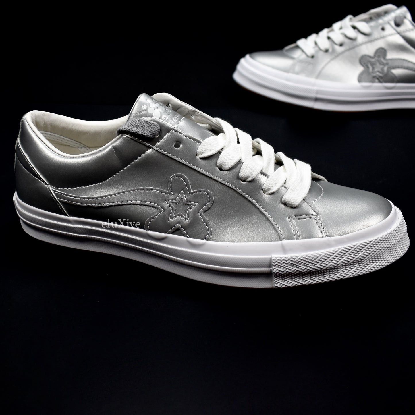 Converse × Golf le Fleur × Tyler The Creator Golf Le Fleur 3M Silver Sneakers Tyler the Creator Size US 9 / EU 42 - 3 Thumbnail