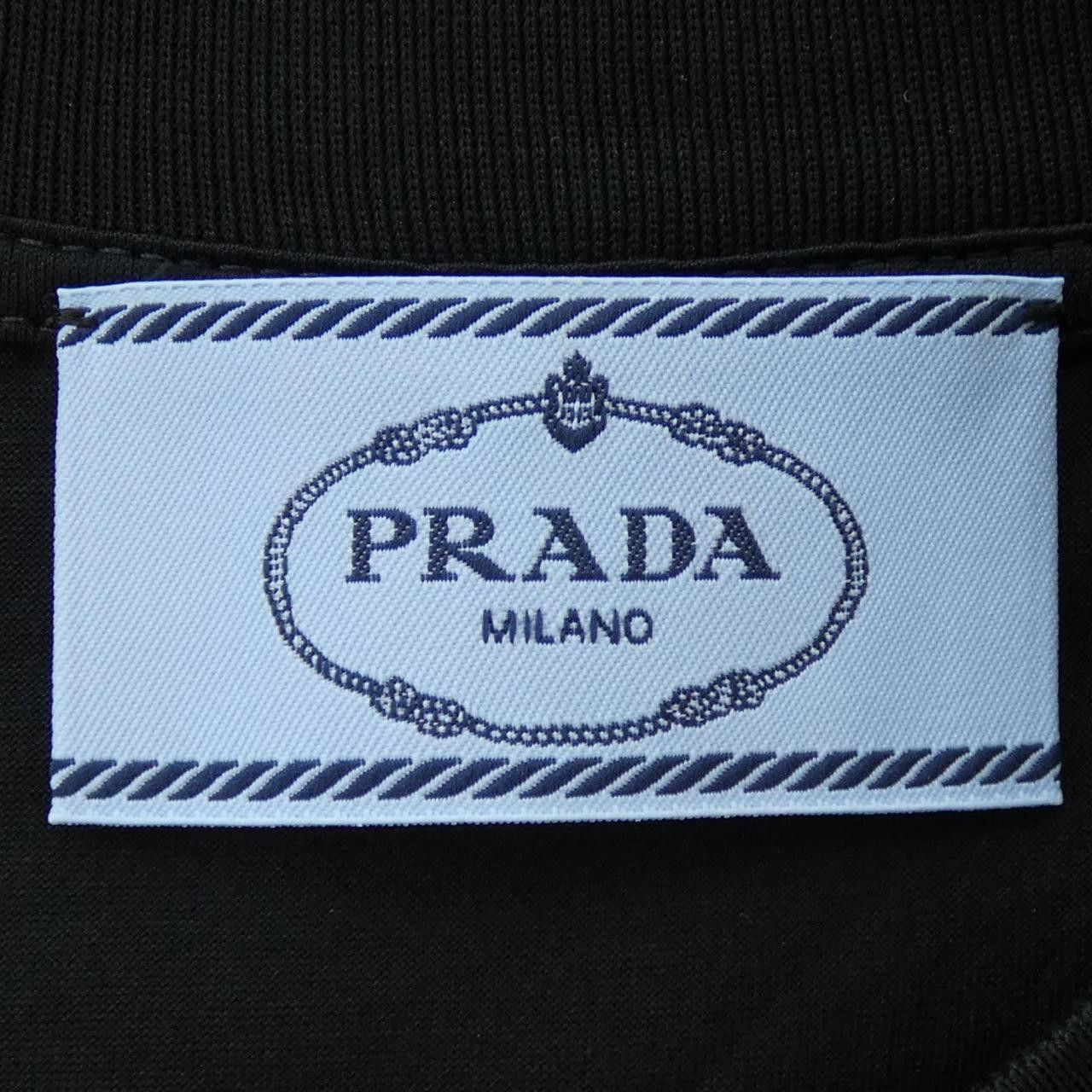 Prada Prada Prada T-shirt Cotton T-Shirts DNA976 S221 11GO DUTY FREE for USA Size ONE SIZE - 4 Thumbnail