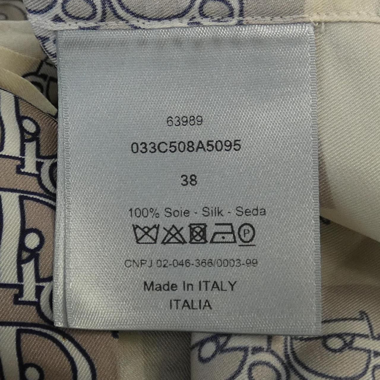 Dior Dior Dior S/S Shirt Silk Shirt Others Tops 033C508A5095 DUTY FREE for USA Size ONE SIZE - 3 Thumbnail