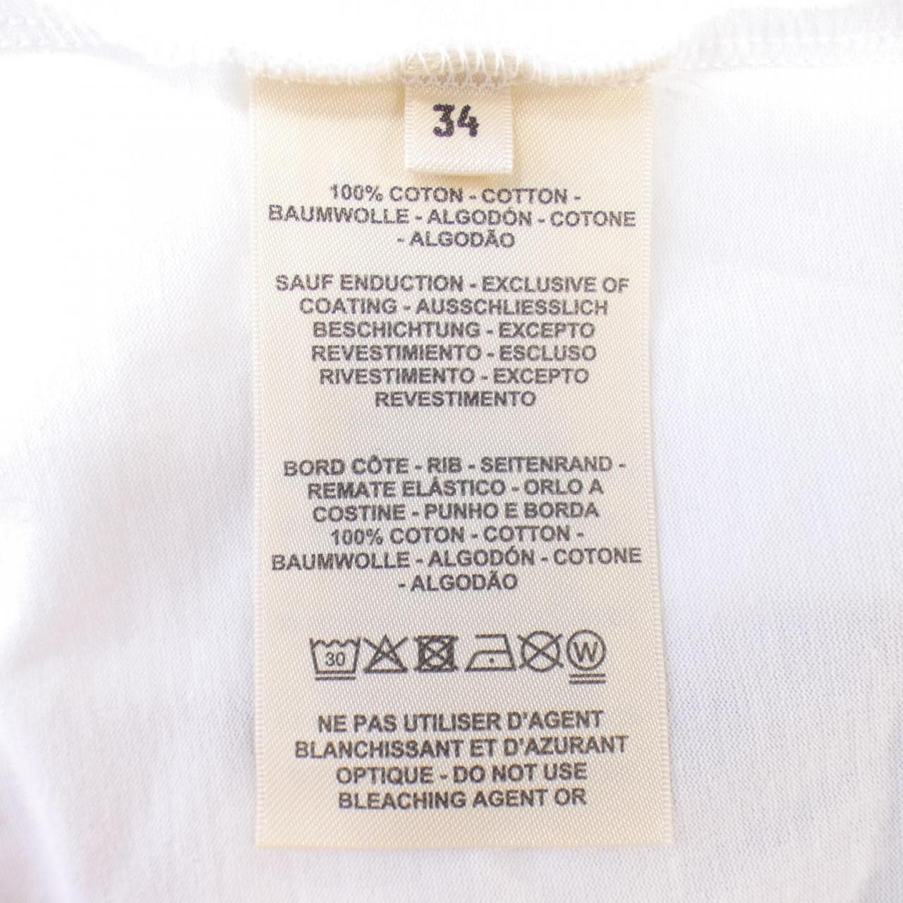 Hermes Hermes Cartouche T-shirt 34 Cotton T-Shirts DUTY FREE for USA