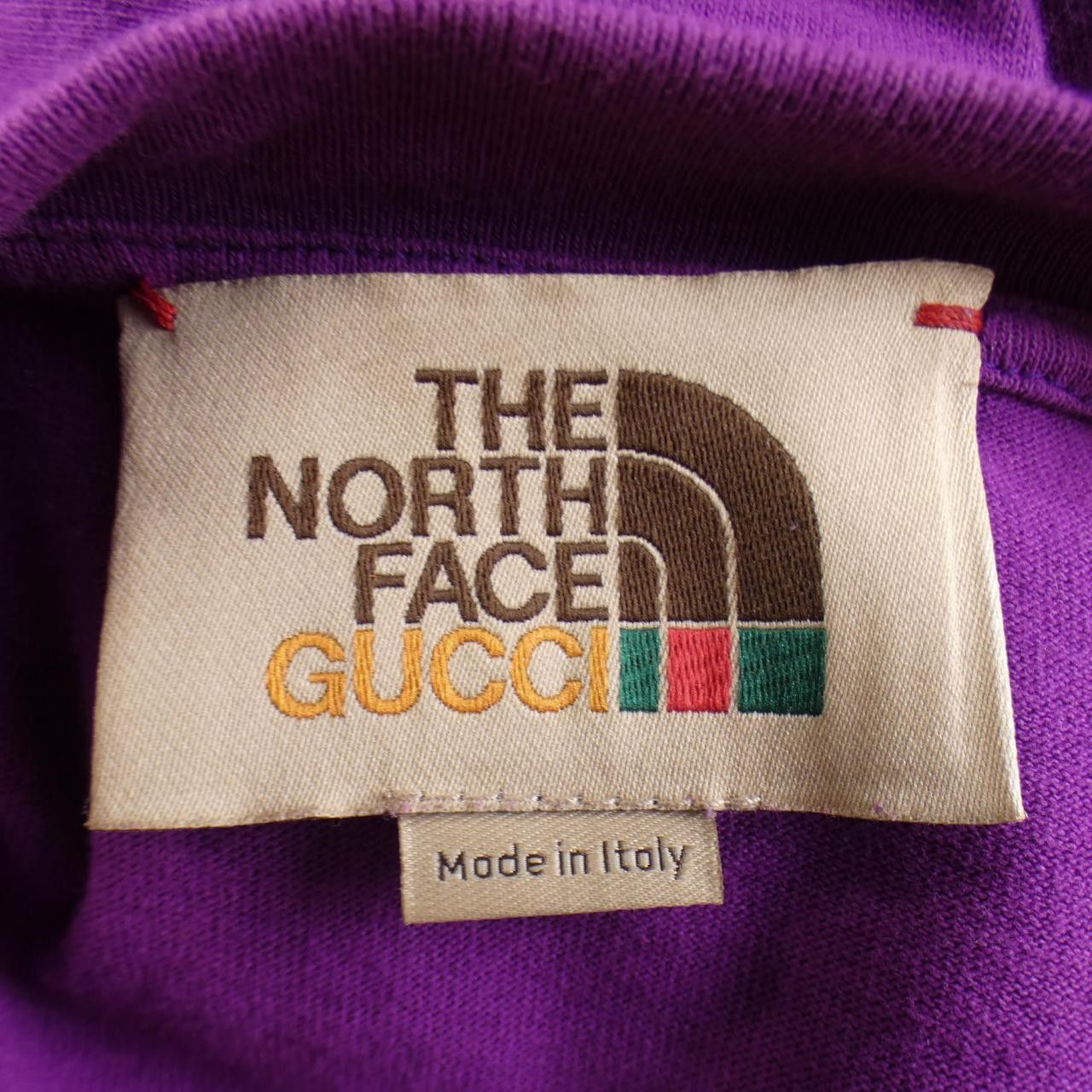 Gucci Gucci Gucci The North Face T-shirt Cotton T-Shirts 616036XJDRD DUTY FREE for USA Size ONE SIZE - 4 Thumbnail