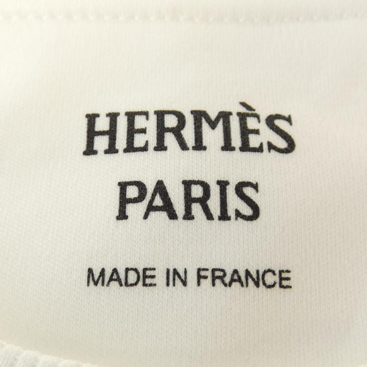 Hermes Hermes Hermes 5H4625DC T-shirt Cotton T-shirt 42 Cotton T-Shirts DUTY FREE for USA Size ONE SIZE - 4 Thumbnail