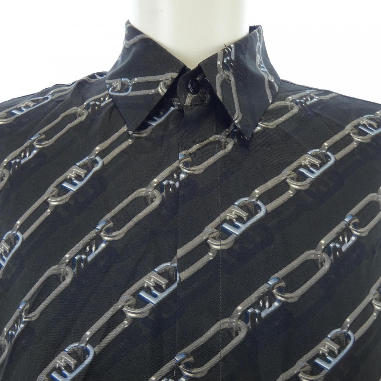 Fendi Fendi Fendi FS0585 AL2M Silk Shirt Others Dress Shirt FS0585AL2M DUTY FREE for USA Size ONE SIZE - 5 Thumbnail