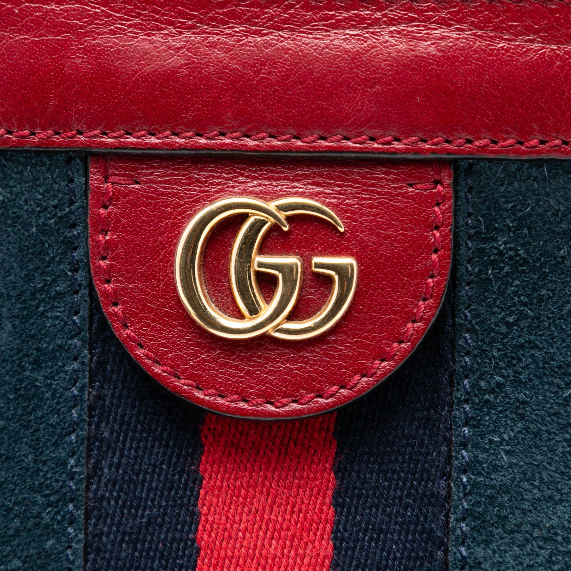 Gucci Gucci Small Suede Web Ophidia Chain Crossbody Size ONE SIZE - 7 Thumbnail