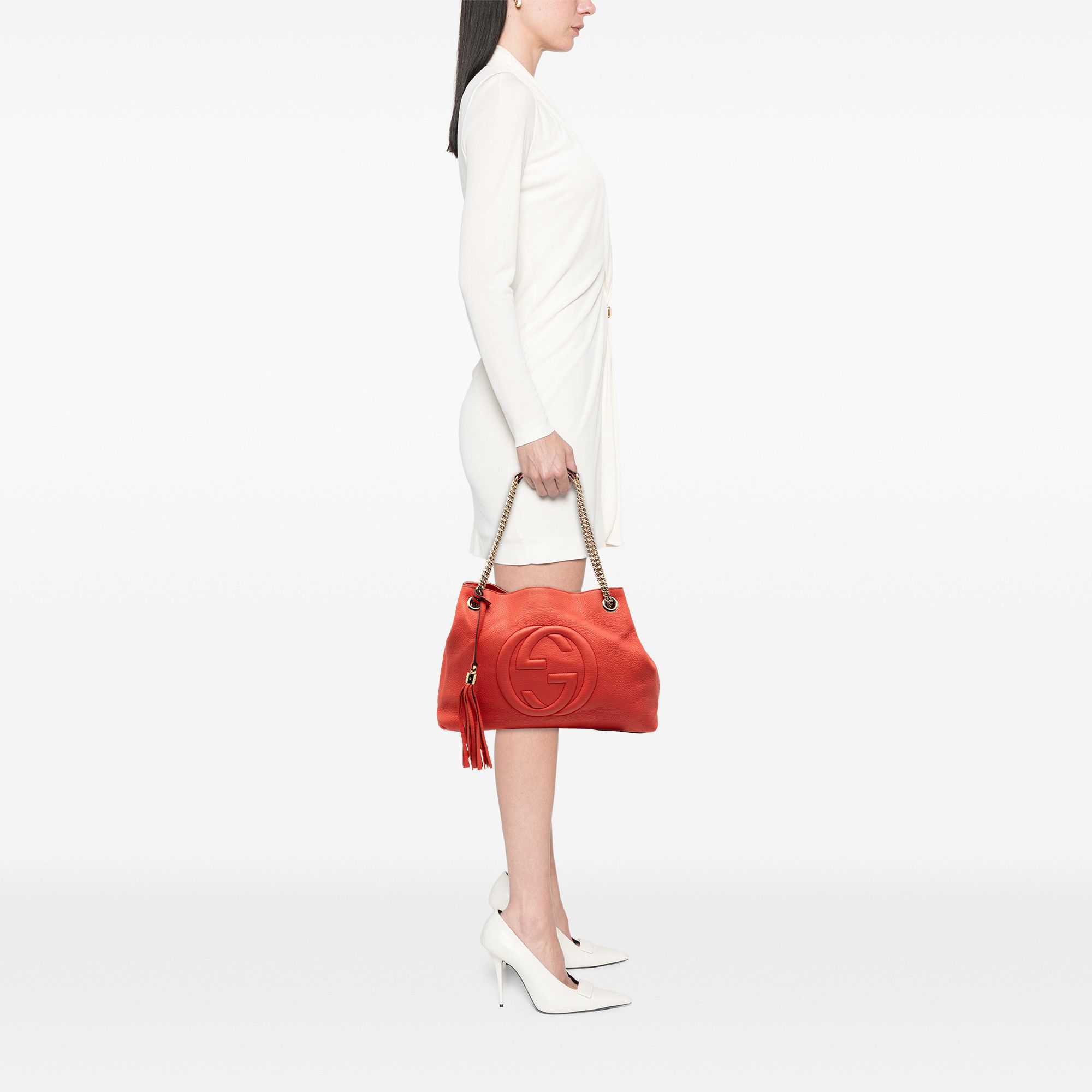 Gucci Gucci Medium Calfskin Soho Chain Tote Size ONE SIZE - 8 Thumbnail