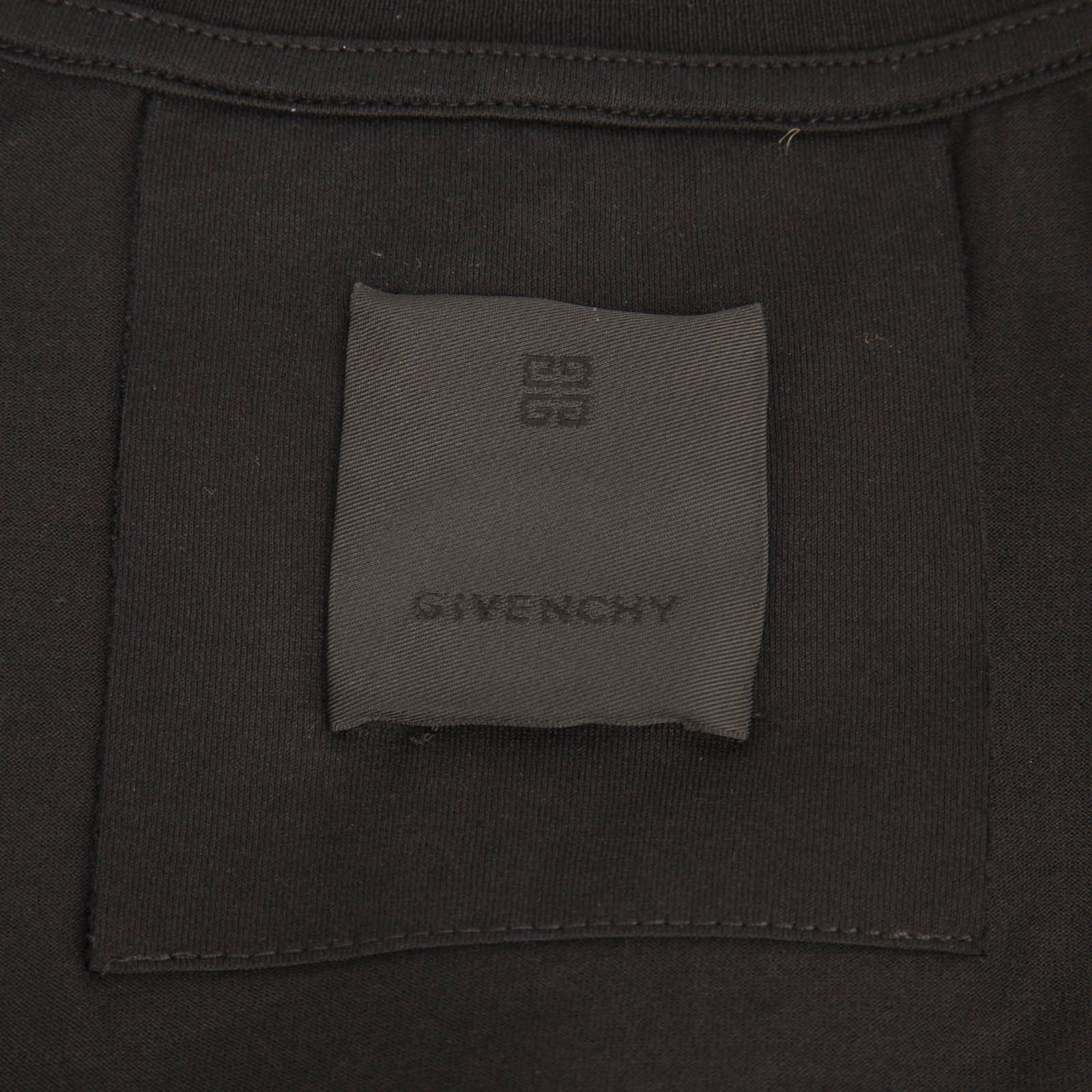 Givenchy Black & Rainbow Embroidered Logo T-Shirt Size XXL / US 16-18 / IT 52-54 - 6 Thumbnail