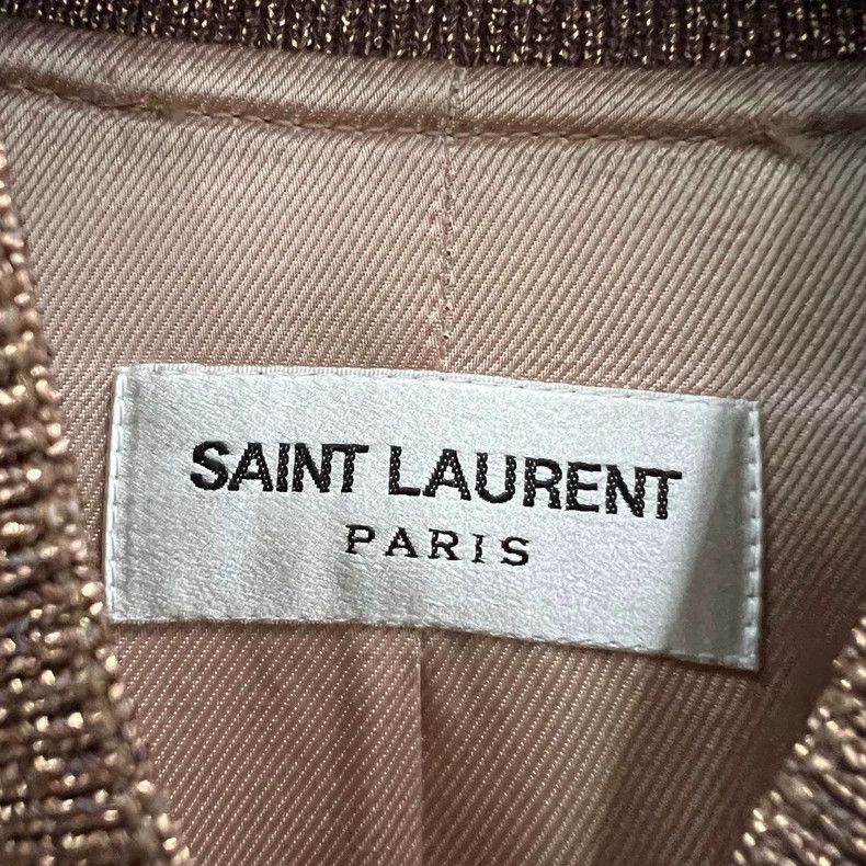 Saint Laurent Paris Saint Laurent Sequin Embroidered Bomber Jacket Size US S / EU 44-46 / 1 - 3 Thumbnail