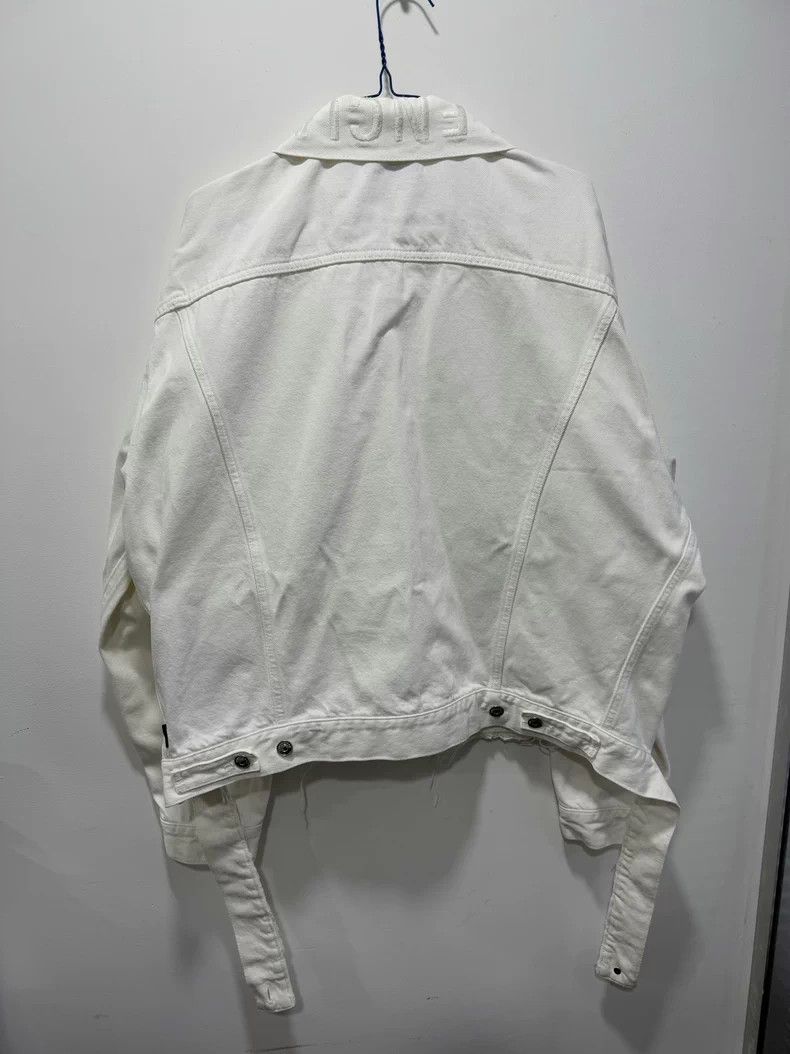 Balenciaga Balenciaga Collar Letter Strap Denim Jacket Size US S / EU 44-46 / 1 - 2 Thumbnail