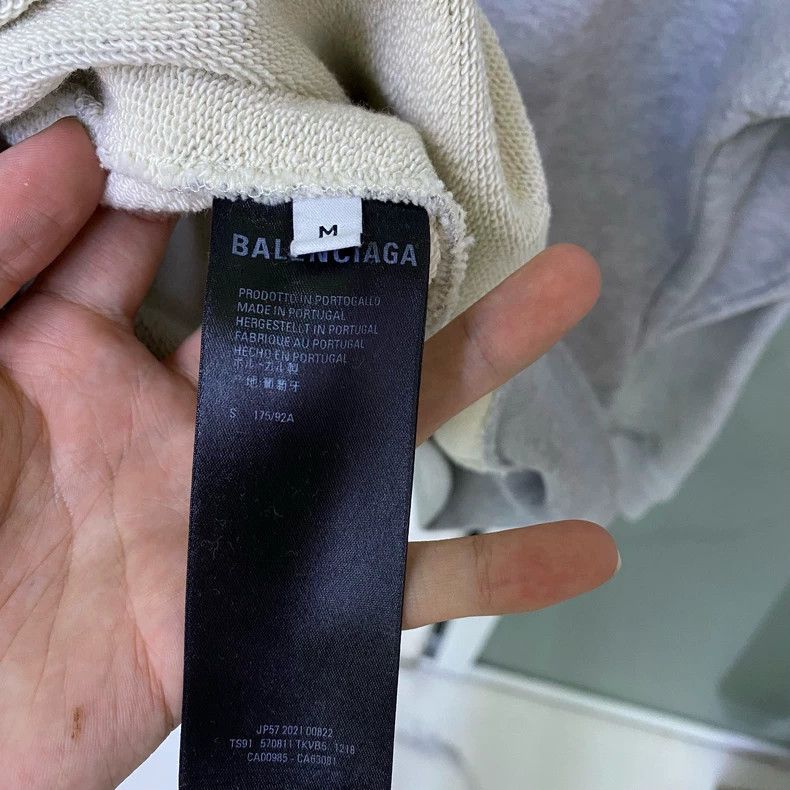 Balenciaga Balenciaga Logo Cotton Hoodie Size US S / EU 44-46 / 1 - 4 Thumbnail