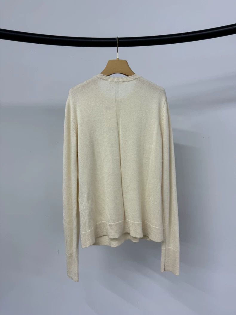 The Row The Row Beige Knit Top Size S Size US S / EU 44-46 / 1 - 3 Thumbnail