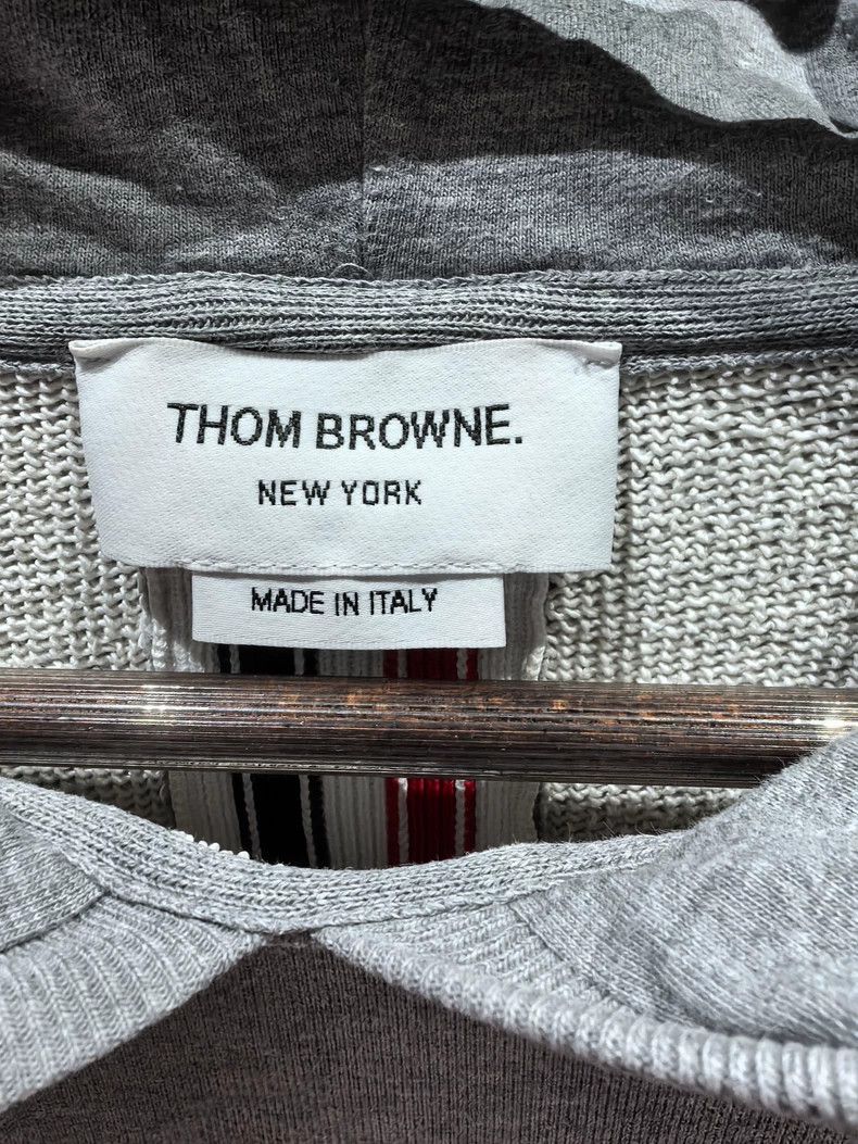 Thom Browne Thom Browne Gray Hoodie & Sweatpants Set Size US XS / EU 42 / 0 - 2 Thumbnail