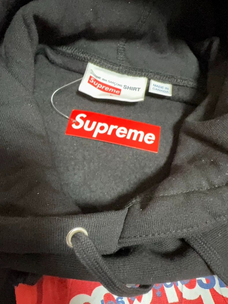 Comme des Garcons Supreme x CDG Pleated Hoodie Size US L / EU 52-54 / 3 - 4 Thumbnail