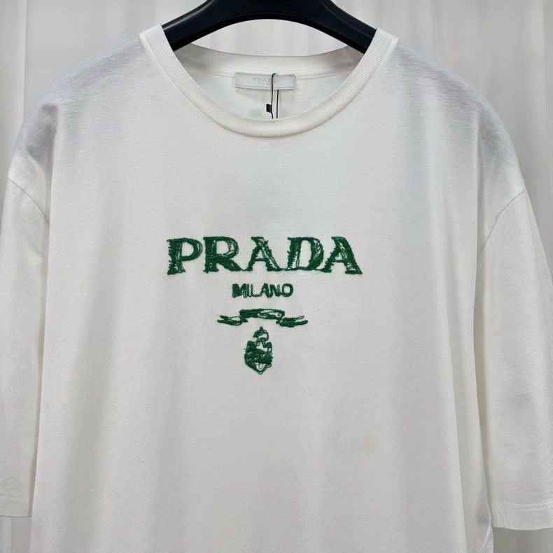 Prada Prada Embroidered Letter Short Sleeve Size US XL / EU 56 / 4 - 3 Thumbnail