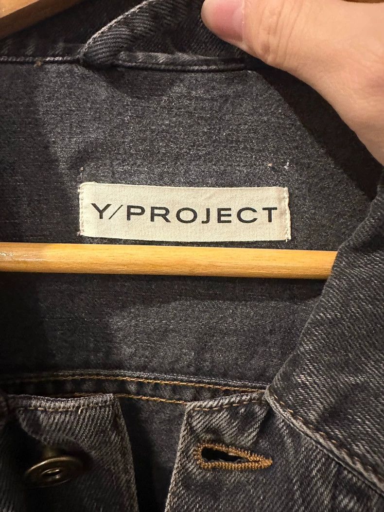Yohji Yamamoto YProject Washed Black Denim Jacket Size US XXL / EU 58 / 5 - 5 Thumbnail