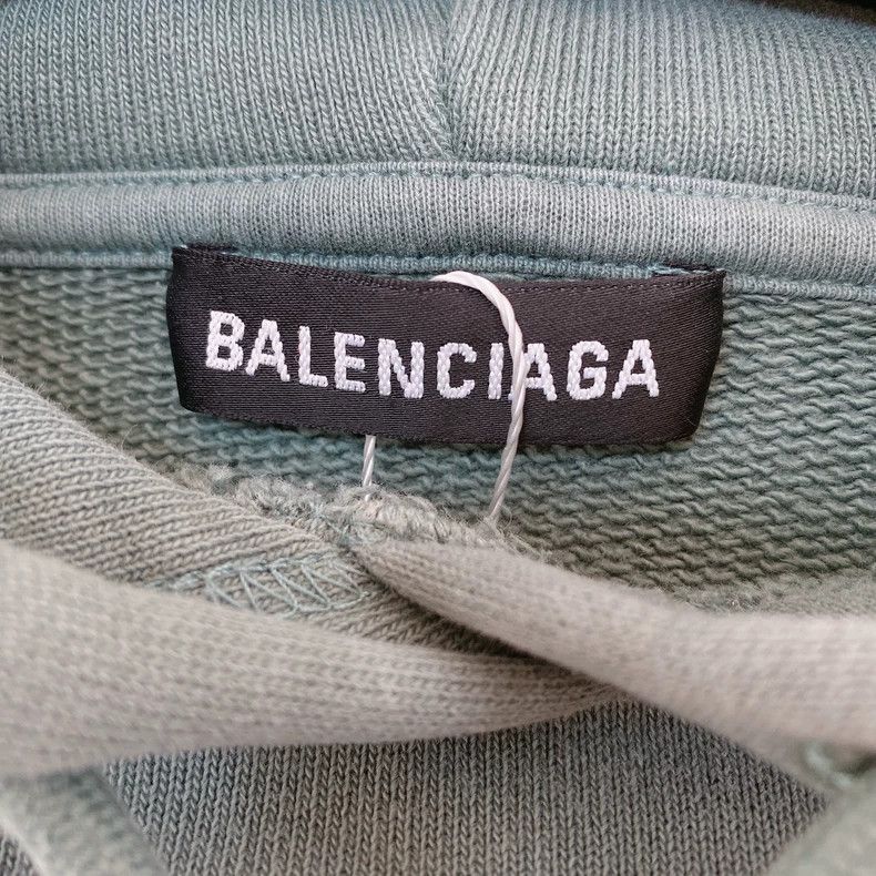 Balenciaga Balenciaga Green Hoodie XS Size US XS / EU 42 / 0 - 5 Thumbnail
