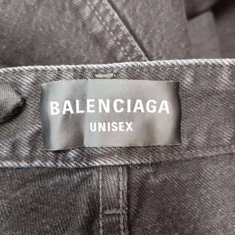Balenciaga Balenciaga Black Denim Jeans Size US 26 / EU 42 - 4 Thumbnail