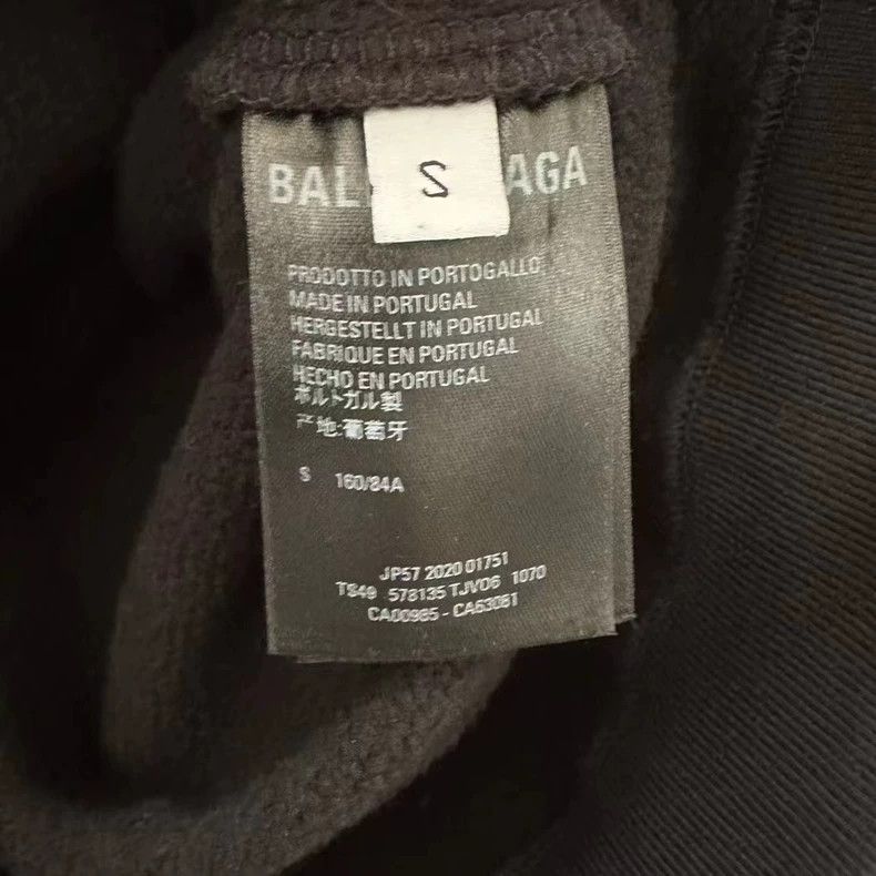 Balenciaga Balenciaga Comic Logo Black Hoodie Size US S / EU 44-46 / 1 - 7 Thumbnail