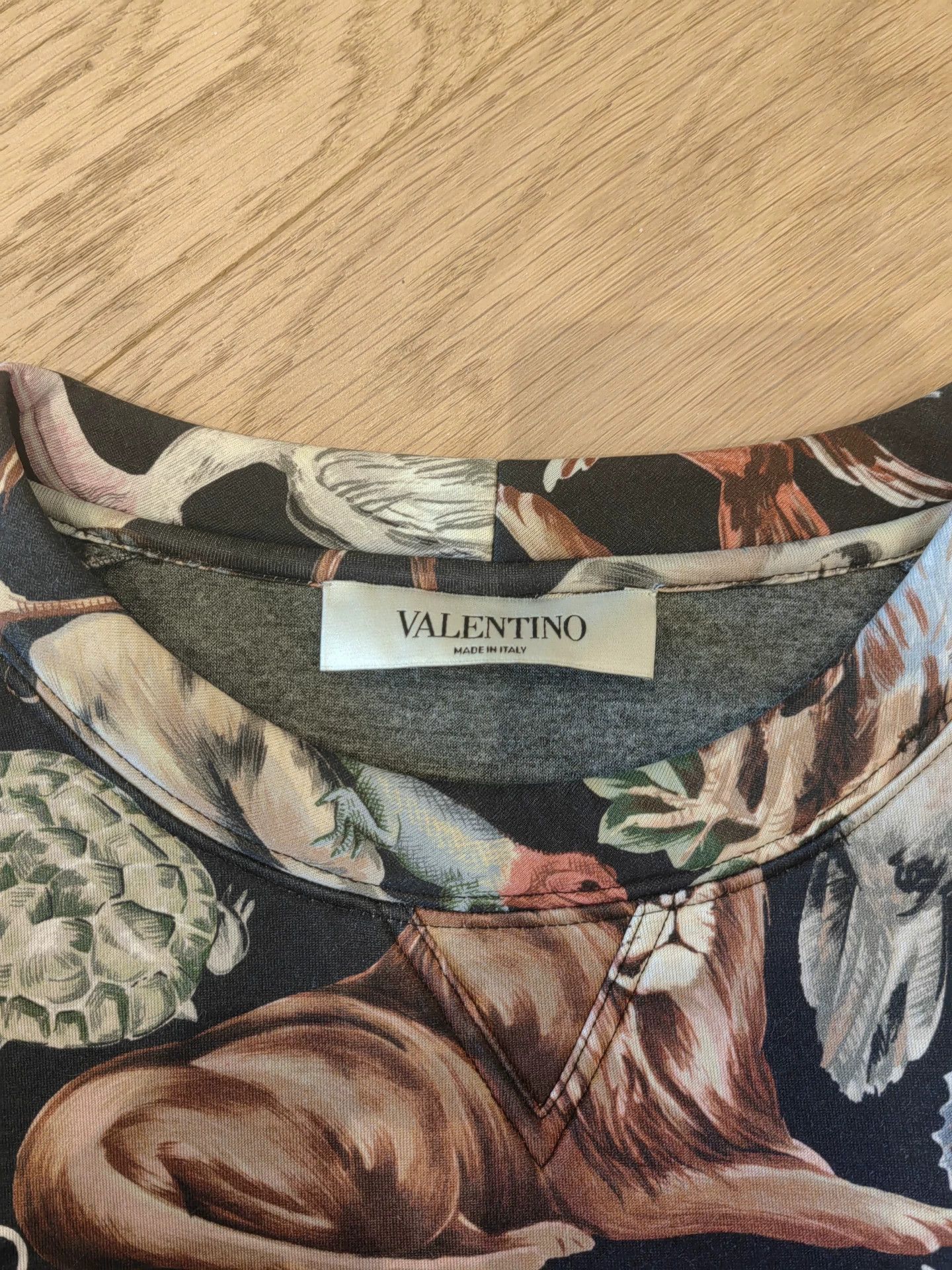 Valentino Valentino Animal Print Black Sweatshirt Size US M / EU 48-50 / 2 - 2 Thumbnail