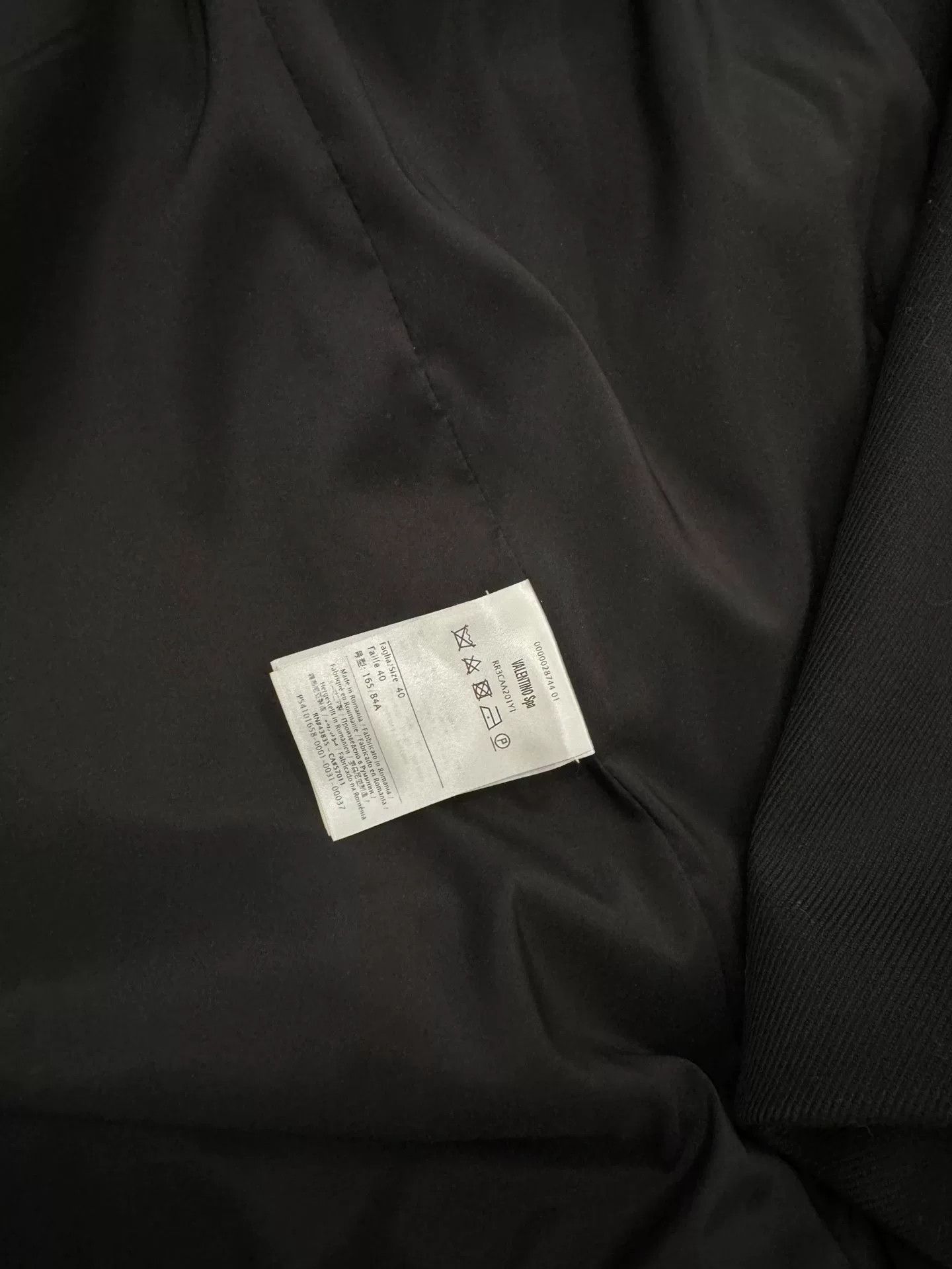 Valentino Red Valentino Black Wool Coat Size 40 Size US M / EU 48-50 / 2 - 9 Thumbnail