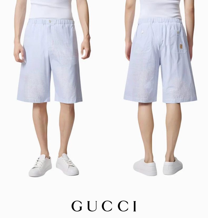 Gucci Gucci Embroidered Straight Cut Shorts - dmc Size 28" / US 6 / IT 42 - 9 Thumbnail