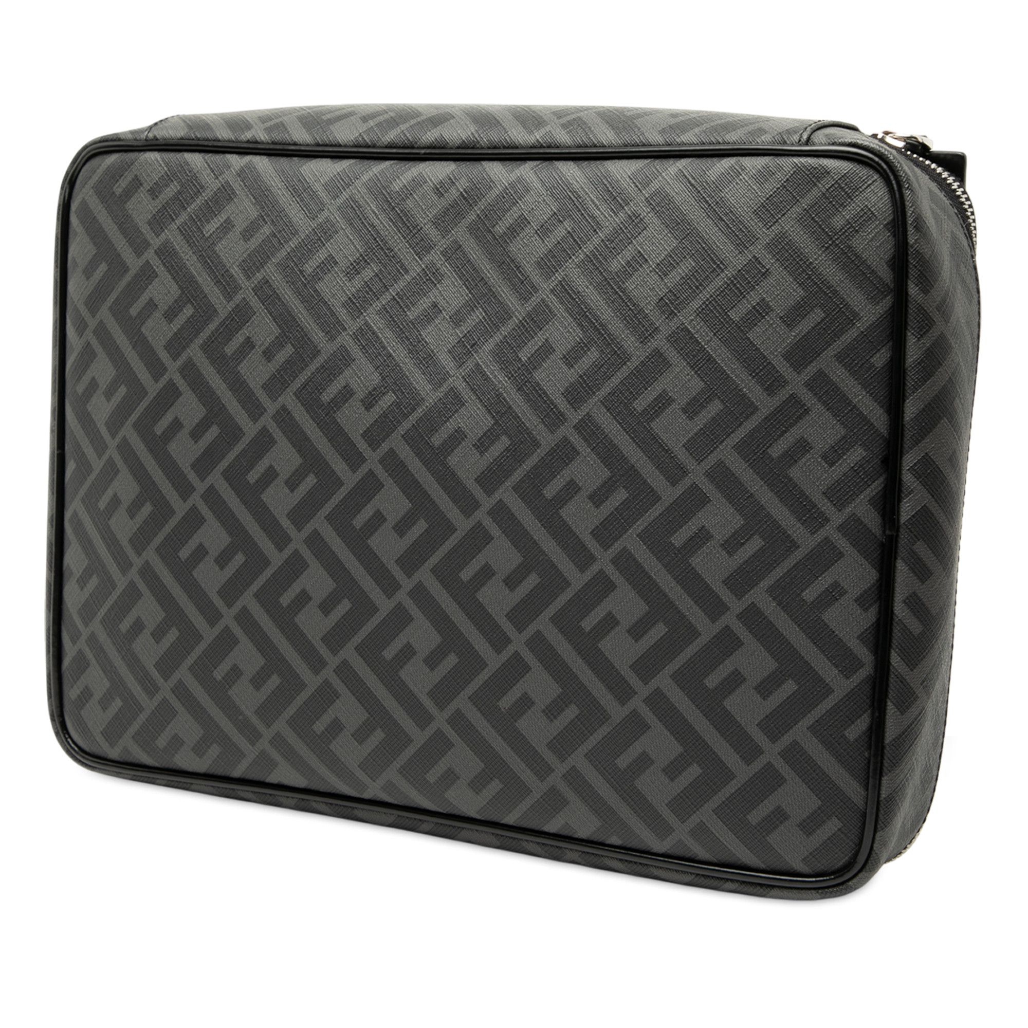 Fendi Fendi Zucca Coated Canvas Surfing Astronaut Clutch Size ONE SIZE - 2 Thumbnail