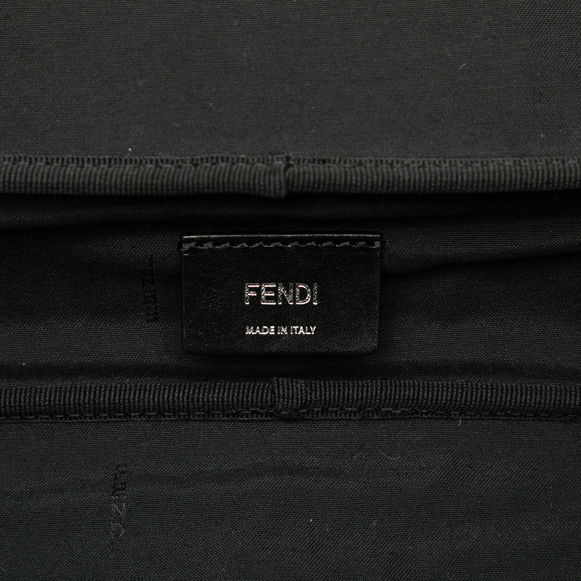Fendi Fendi Zucca Coated Canvas Surfing Astronaut Clutch Size ONE SIZE - 5 Thumbnail