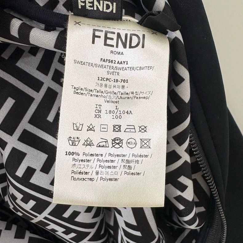 Fendi FENDI Men's Hooded Jacket Black - dmc Size US M / EU 48-50 / 2 - 4 Thumbnail