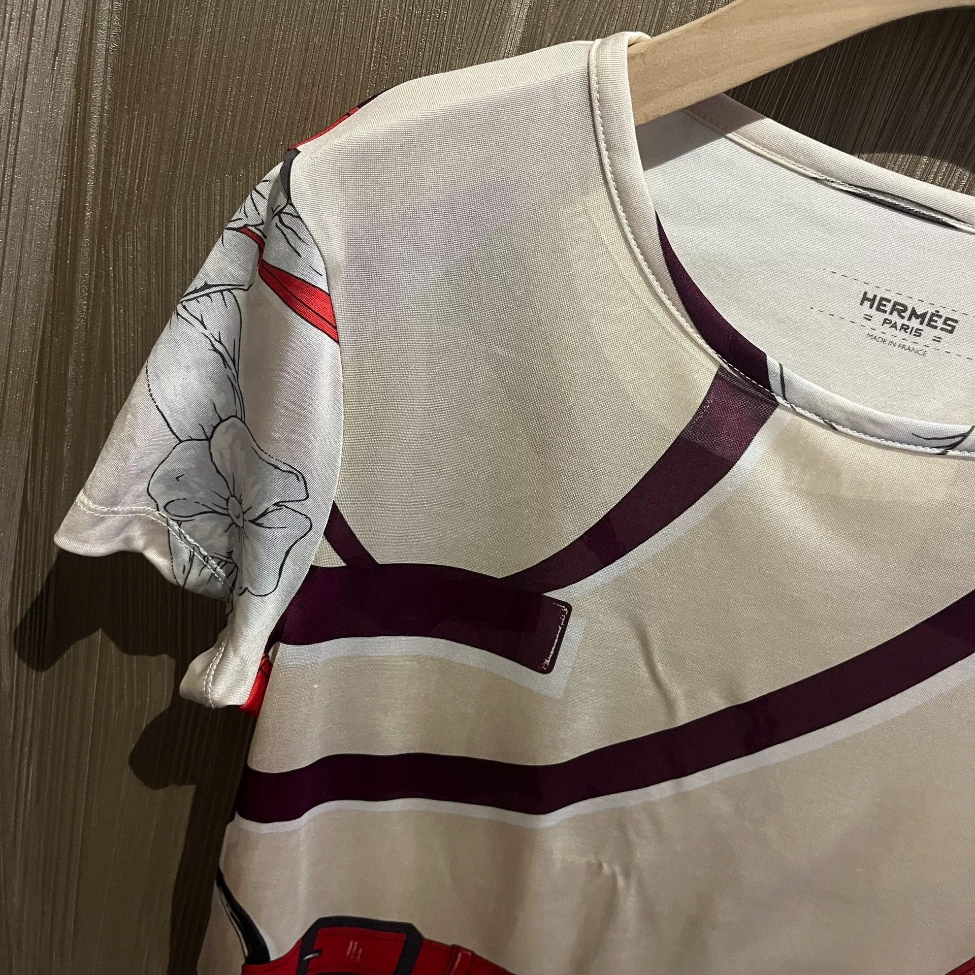 Hermes Hermes Silk Short Sleeve Top - dmc Size US S / EU 44-46 / 1 - 3 Thumbnail