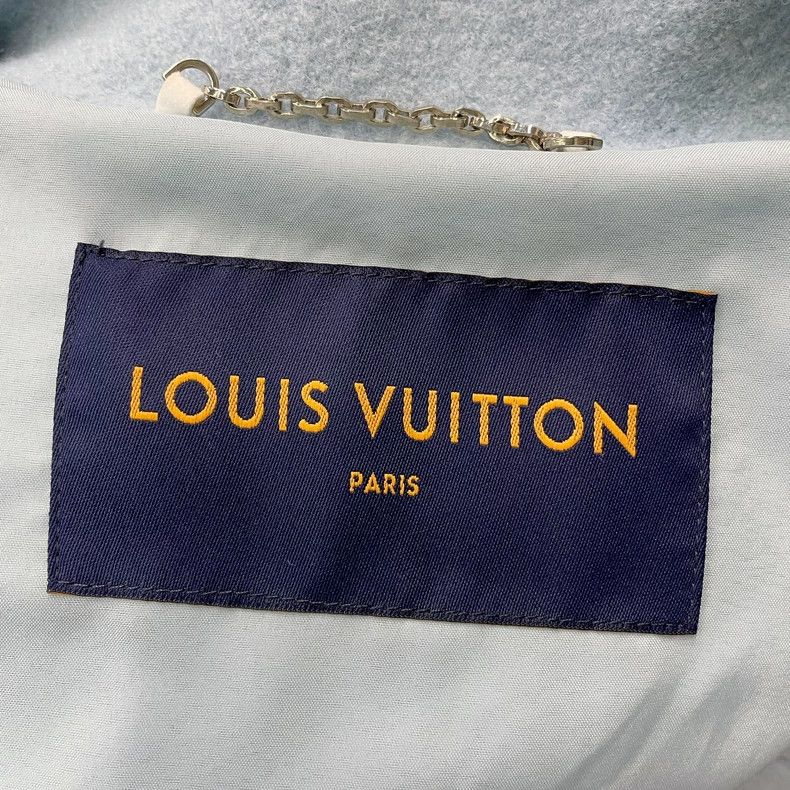 Louis Vuitton LV Blue Paneled Pullover Sweatshirt - dmc Size US M / EU 48-50 / 2 - 4 Thumbnail