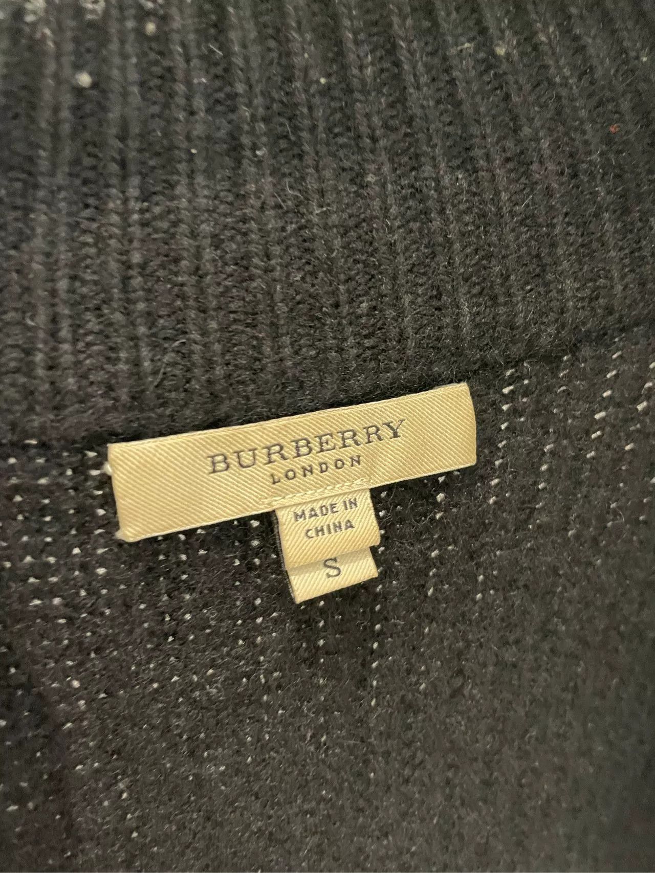 Burberry Burberry Black Cashmere Knit Coat S Size US S / EU 44-46 / 1 - 6 Thumbnail