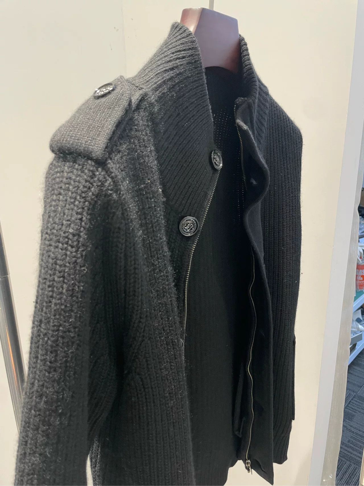 Burberry Burberry Black Cashmere Knit Coat S Size US S / EU 44-46 / 1 - 3 Thumbnail