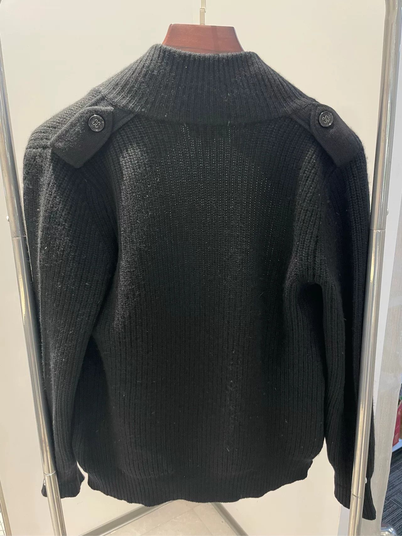 Burberry Burberry Black Cashmere Knit Coat S Size US S / EU 44-46 / 1 - 5 Thumbnail