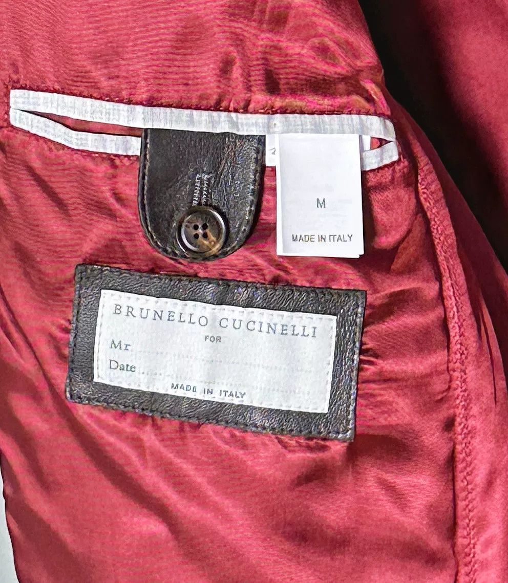 Brunello Cucinelli Brunello Cucinelli Lambskin Leather Jacket Size US M / EU 48-50 / 2 - 6 Thumbnail