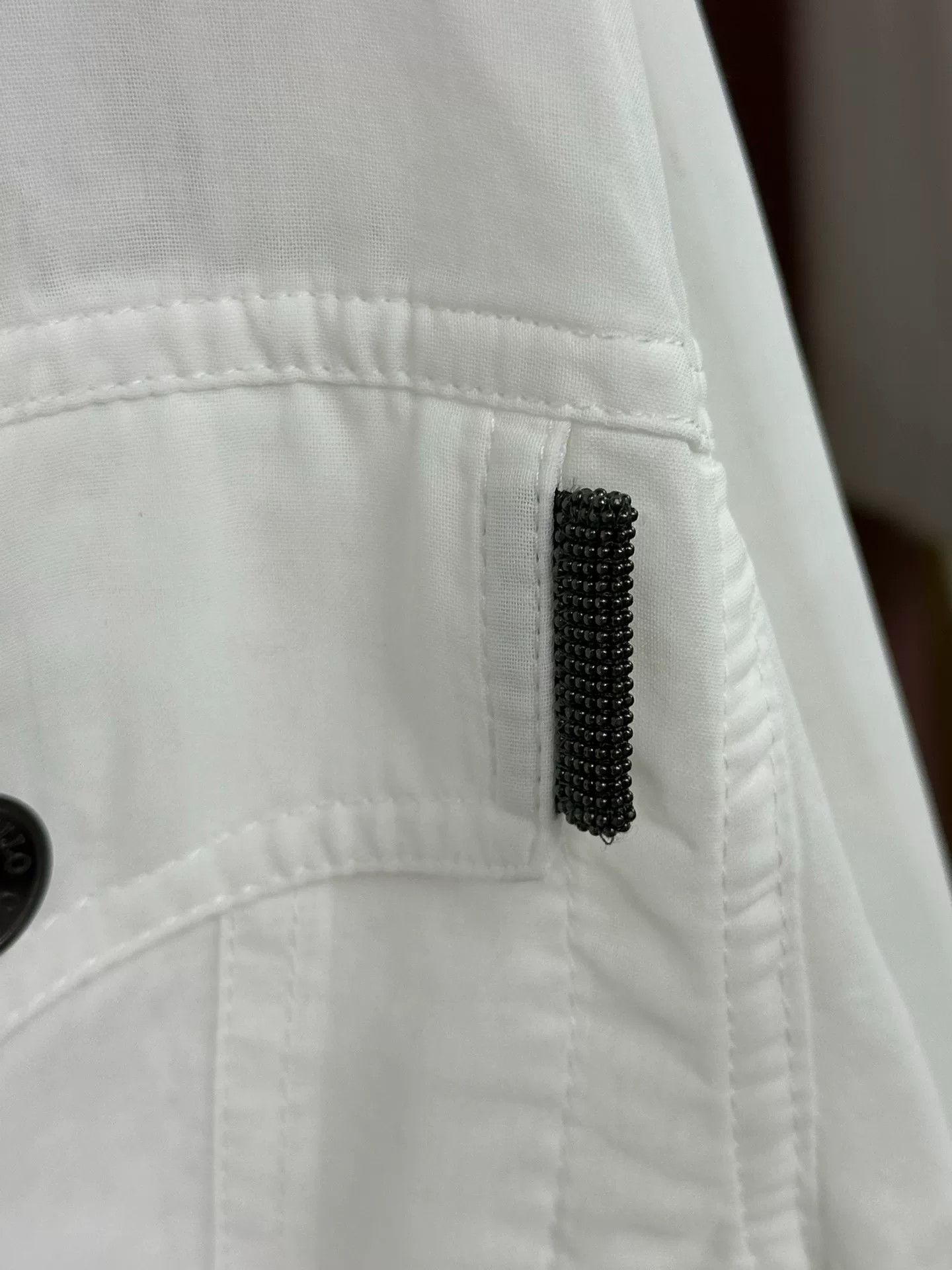 Brunello Cucinelli Brunello Cucinelli White Long Sleeve Shirt Size US S / EU 44-46 / 1 - 2 Thumbnail