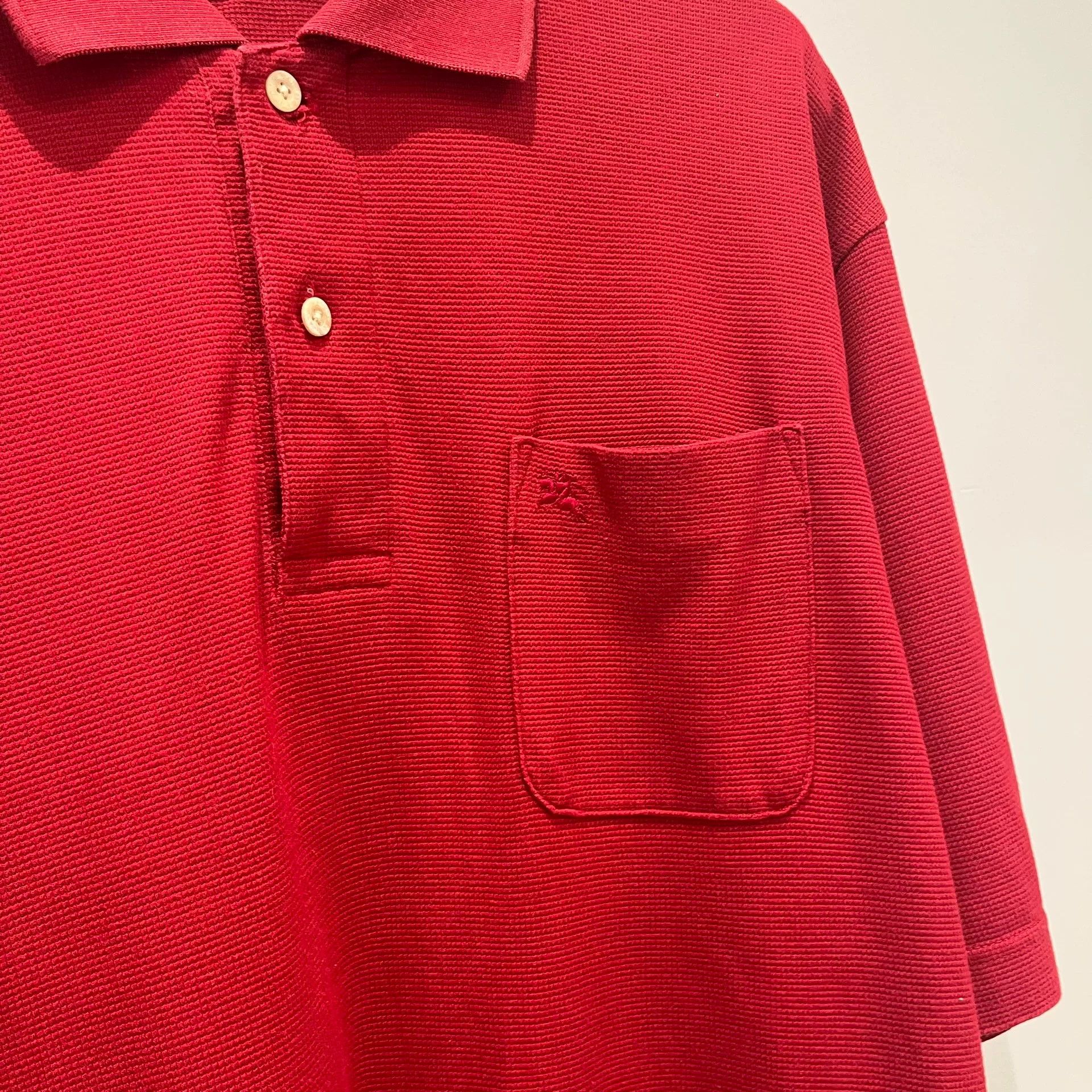 Burberry Burberry Red Golf Polo Shirt L Size US L / EU 52-54 / 3 - 5 Thumbnail
