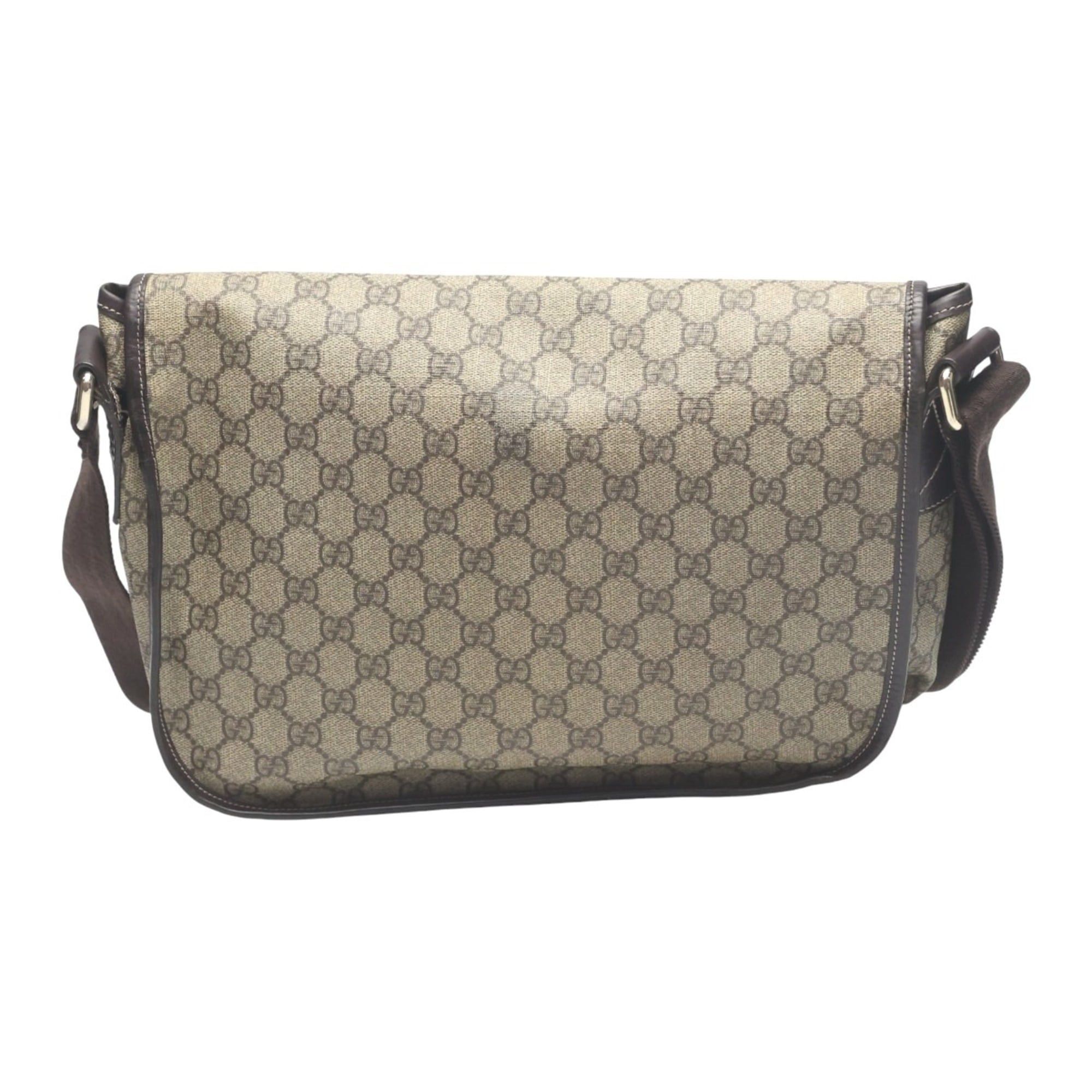 Gucci Gucci GG Plus/GG Supreme Shoulder Bag 201732 Brown Size ONE SIZE - 2 Thumbnail