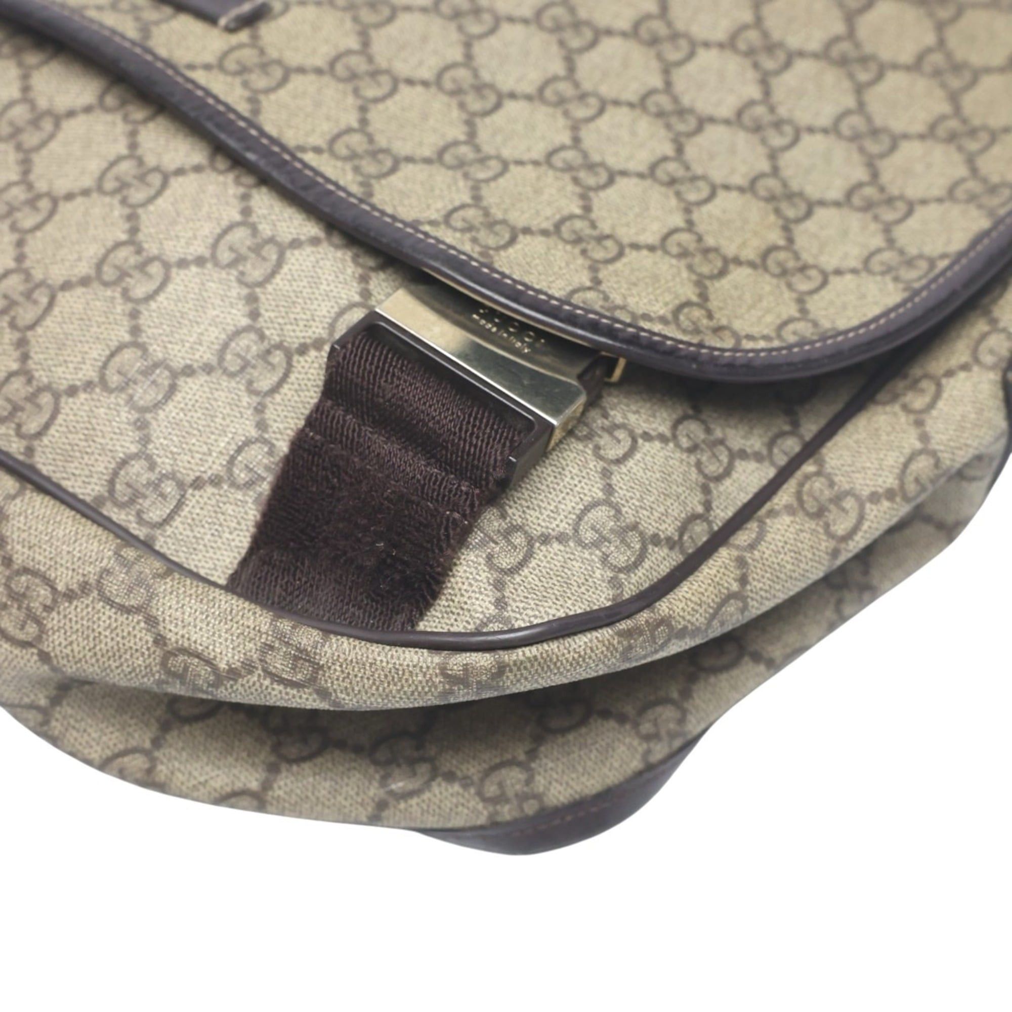 Gucci Gucci GG Plus/GG Supreme Shoulder Bag 201732 Brown Size ONE SIZE - 6 Thumbnail
