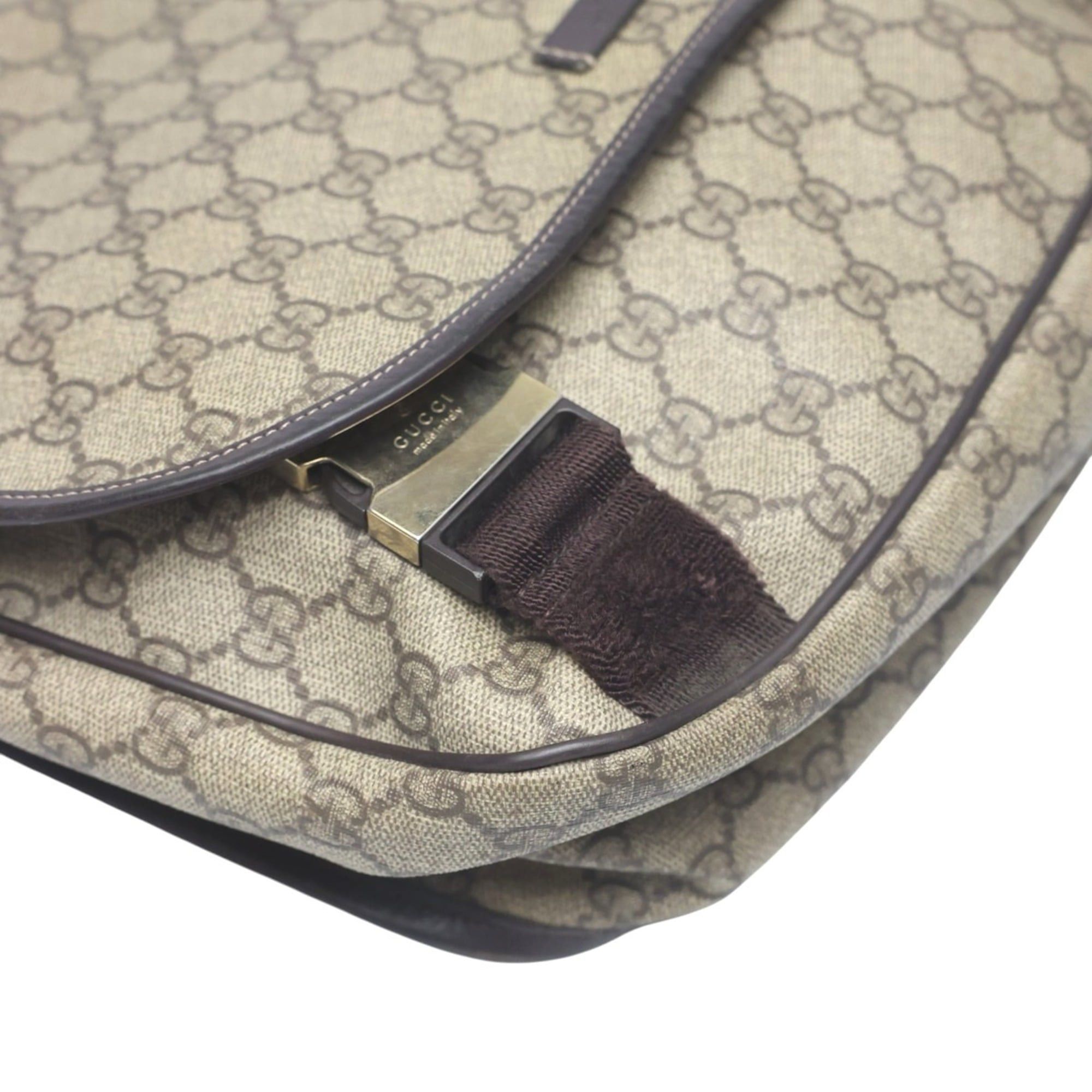 Gucci Gucci GG Plus/GG Supreme Shoulder Bag 201732 Brown Size ONE SIZE - 7 Thumbnail