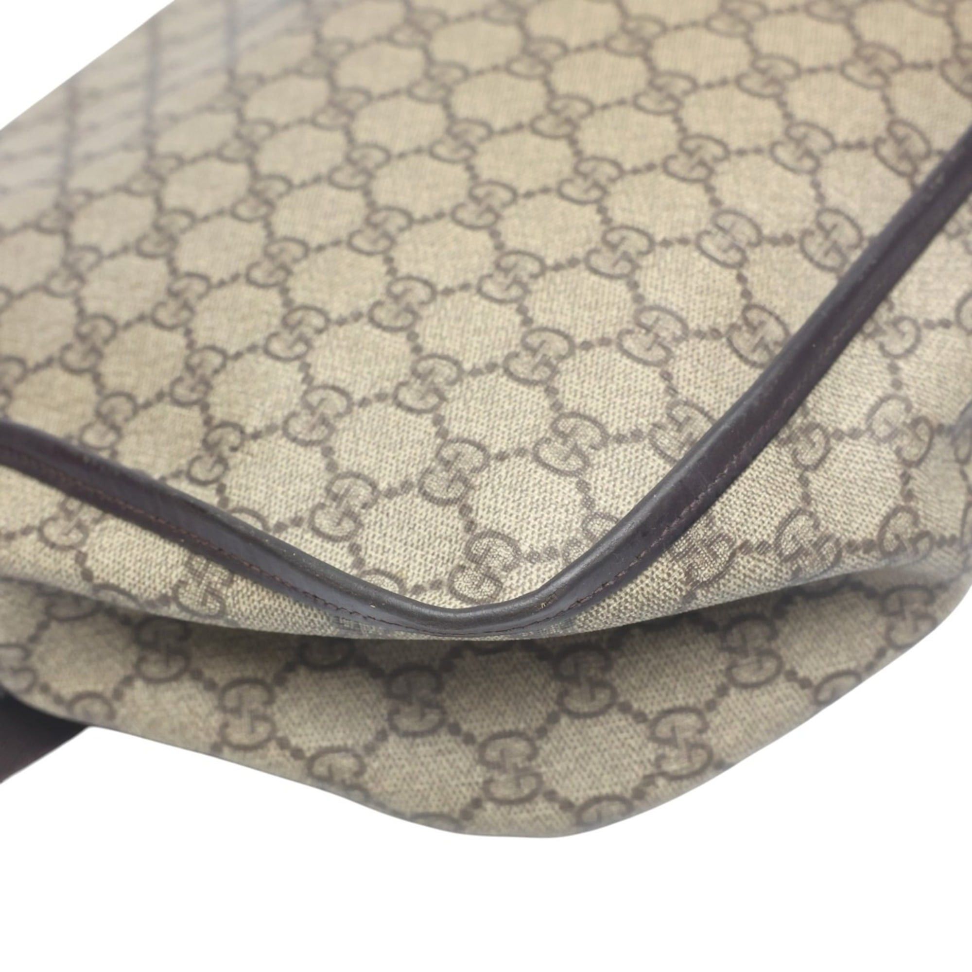 Gucci Gucci GG Plus/GG Supreme Shoulder Bag 201732 Brown Size ONE SIZE - 9 Thumbnail