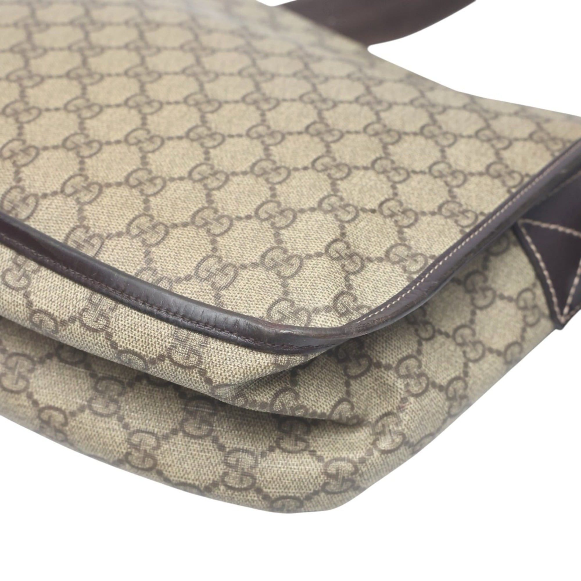 Gucci Gucci GG Plus/GG Supreme Shoulder Bag 201732 Brown Size ONE SIZE - 8 Thumbnail