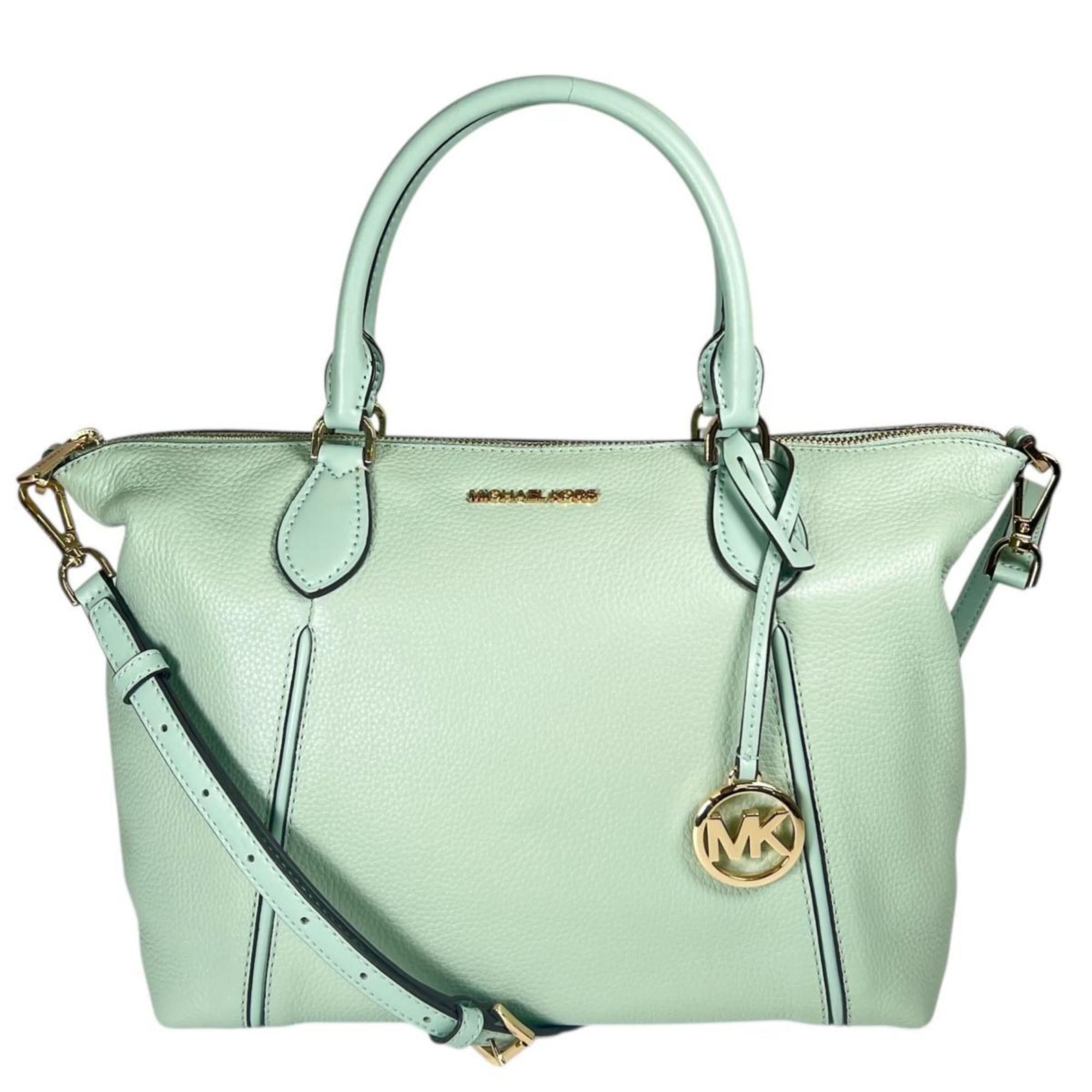 Michael Kors Michael Kors 2-Way Handbag/Satchel/Shoulder Bag 35S0GYZS3L Light Green Size ONE SIZE - 2 Thumbnail